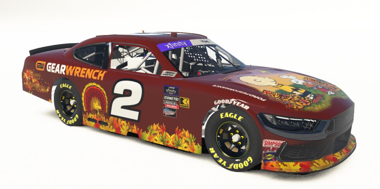 Preview of Thanksgiving Xfinity Ford Mustang  by Tyrone Yohe