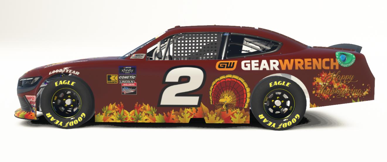 Preview of Thanksgiving Xfinity Ford Mustang  by Tyrone Yohe