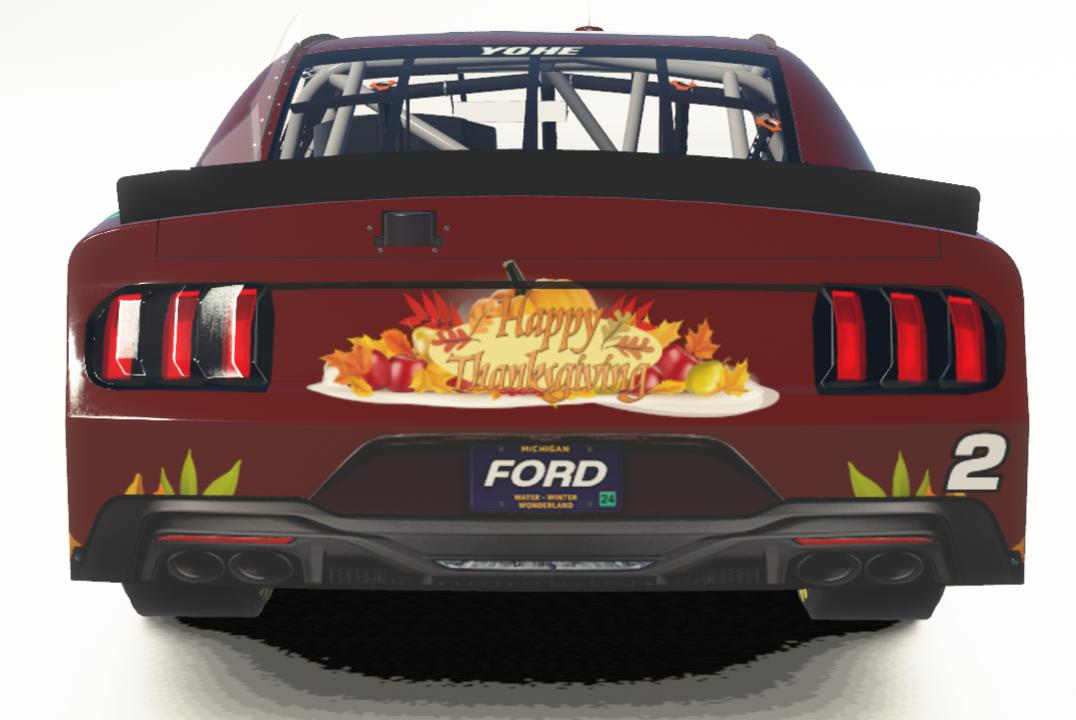 Preview of Thanksgiving Xfinity Ford Mustang  by Tyrone Yohe