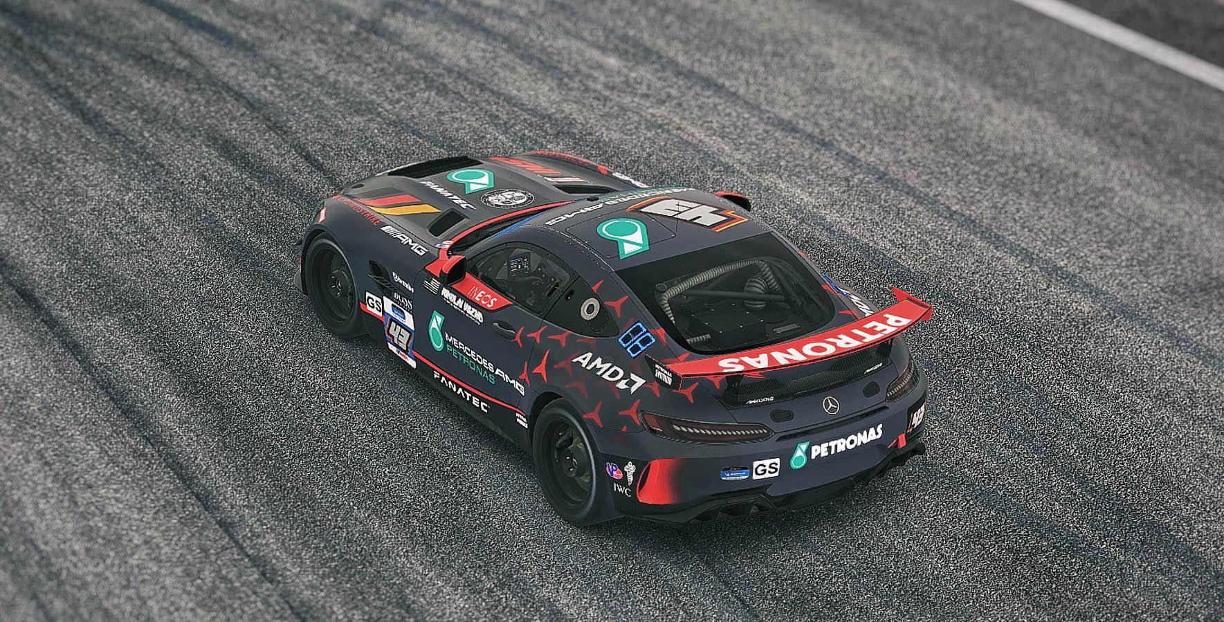 Preview of ///AMG Petronas Red Star GT4 Livery by Nikolai Vozhd