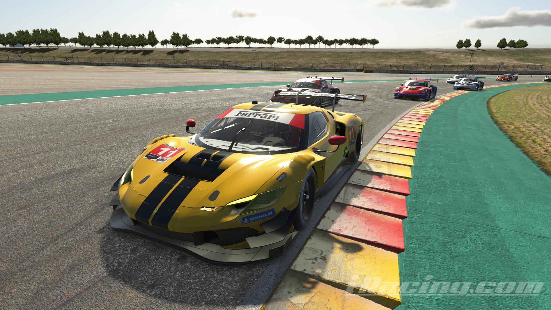 Preview of IMSA Yellow Ferrari 296 GT3  by David Silva14