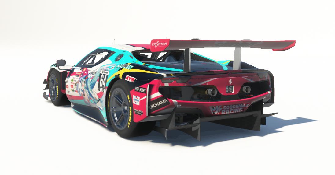 Preview of Ferrari 296 GT3 Goodsmile racing 2024 by Nathan Bertaud