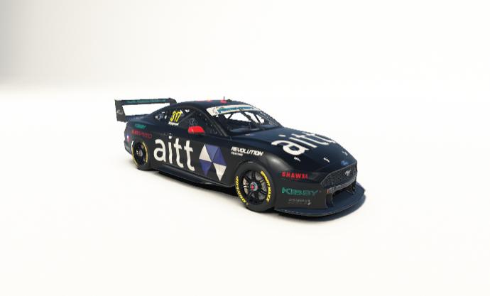 Preview of Supercars Ford Mustang GT matt black by Leith Mcclymont