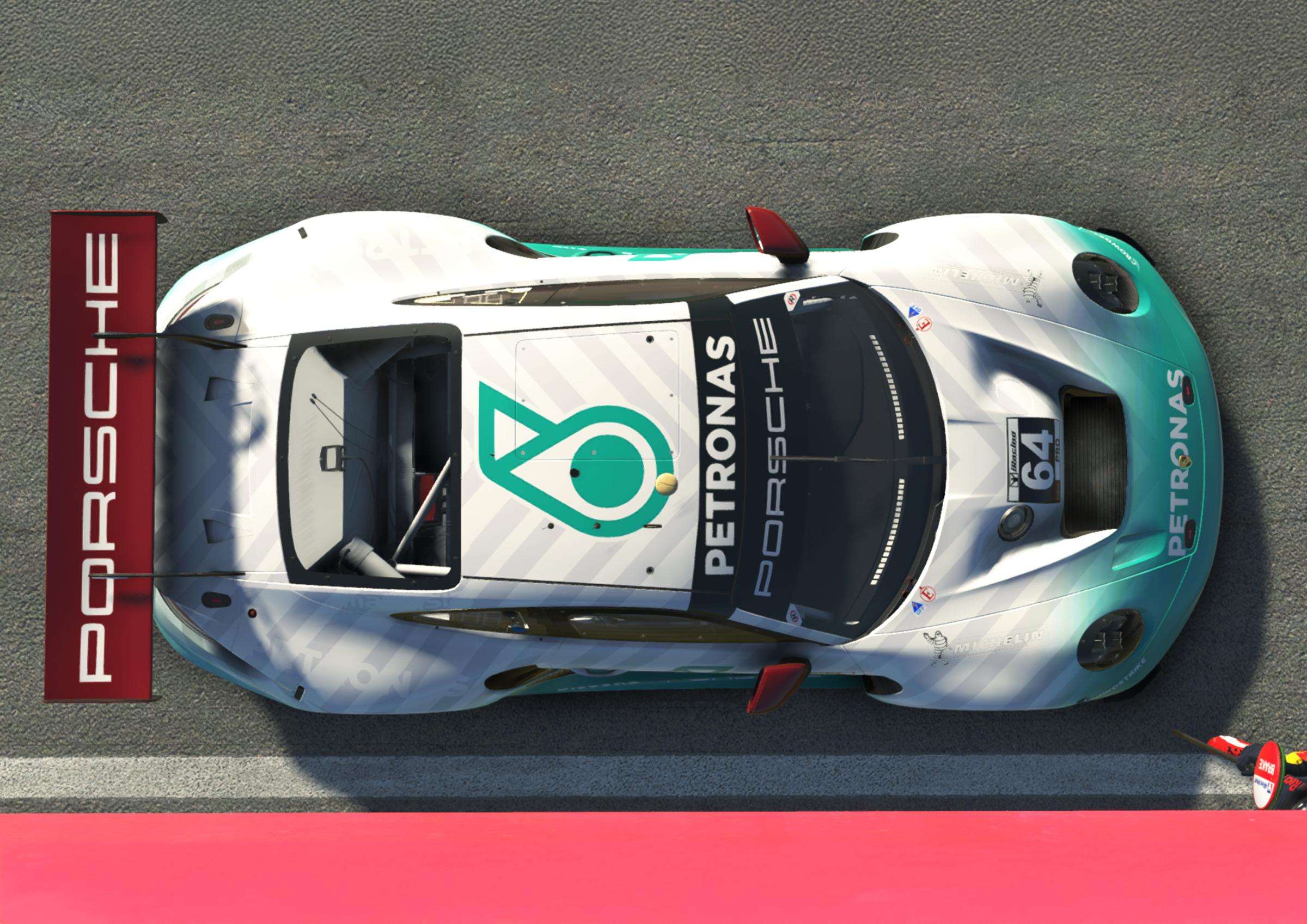 Preview of Porsche 992r GT3 petronas by Ridhwan Arshad