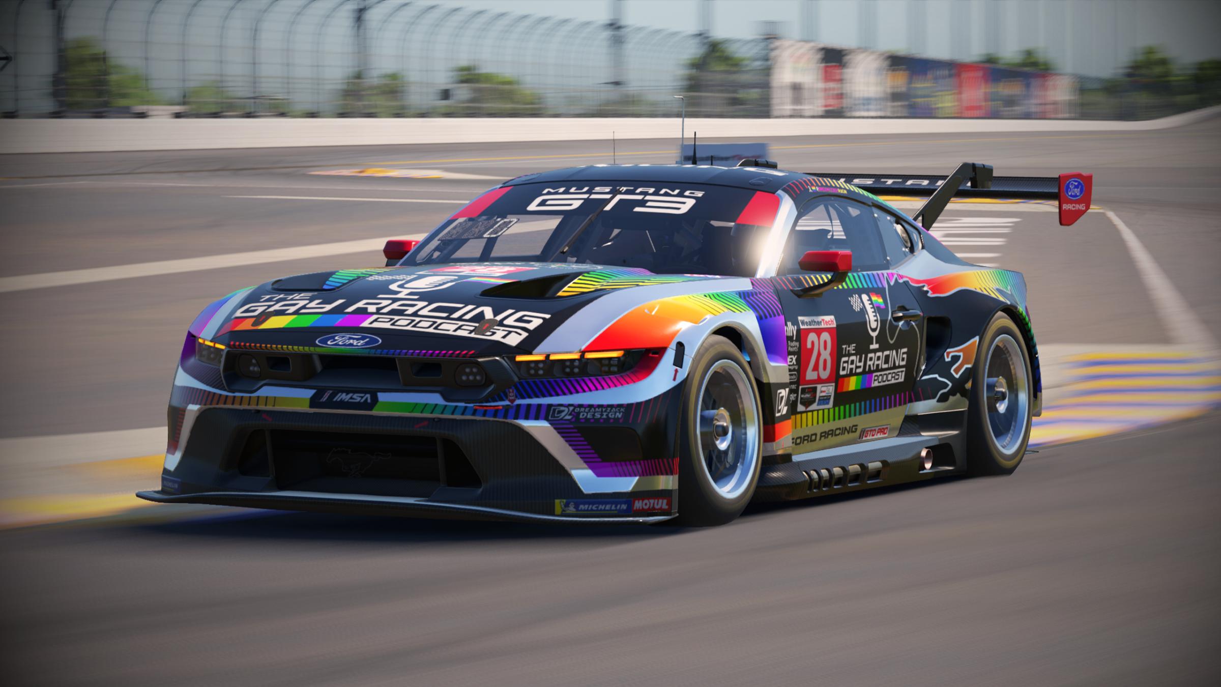 Preview of (GTD Pro) The Gay Racing Podcast "Pride Pony" by Zack Moses