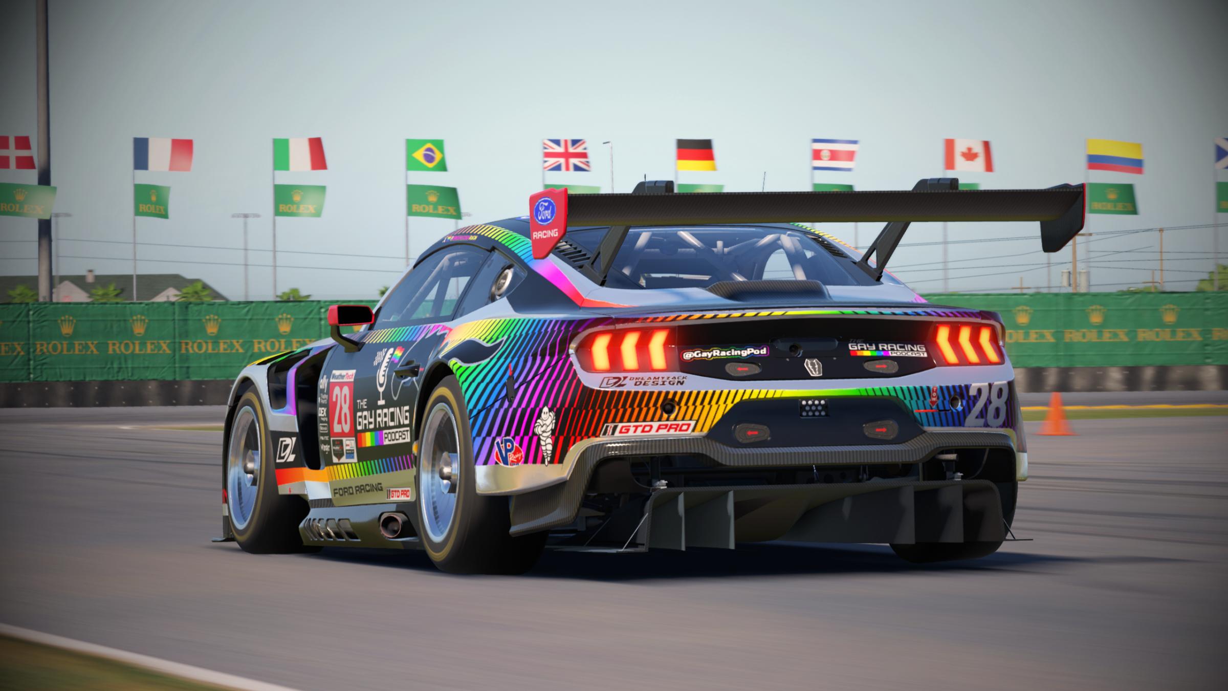 Preview of (GTD Pro) The Gay Racing Podcast "Pride Pony" by Zack Moses