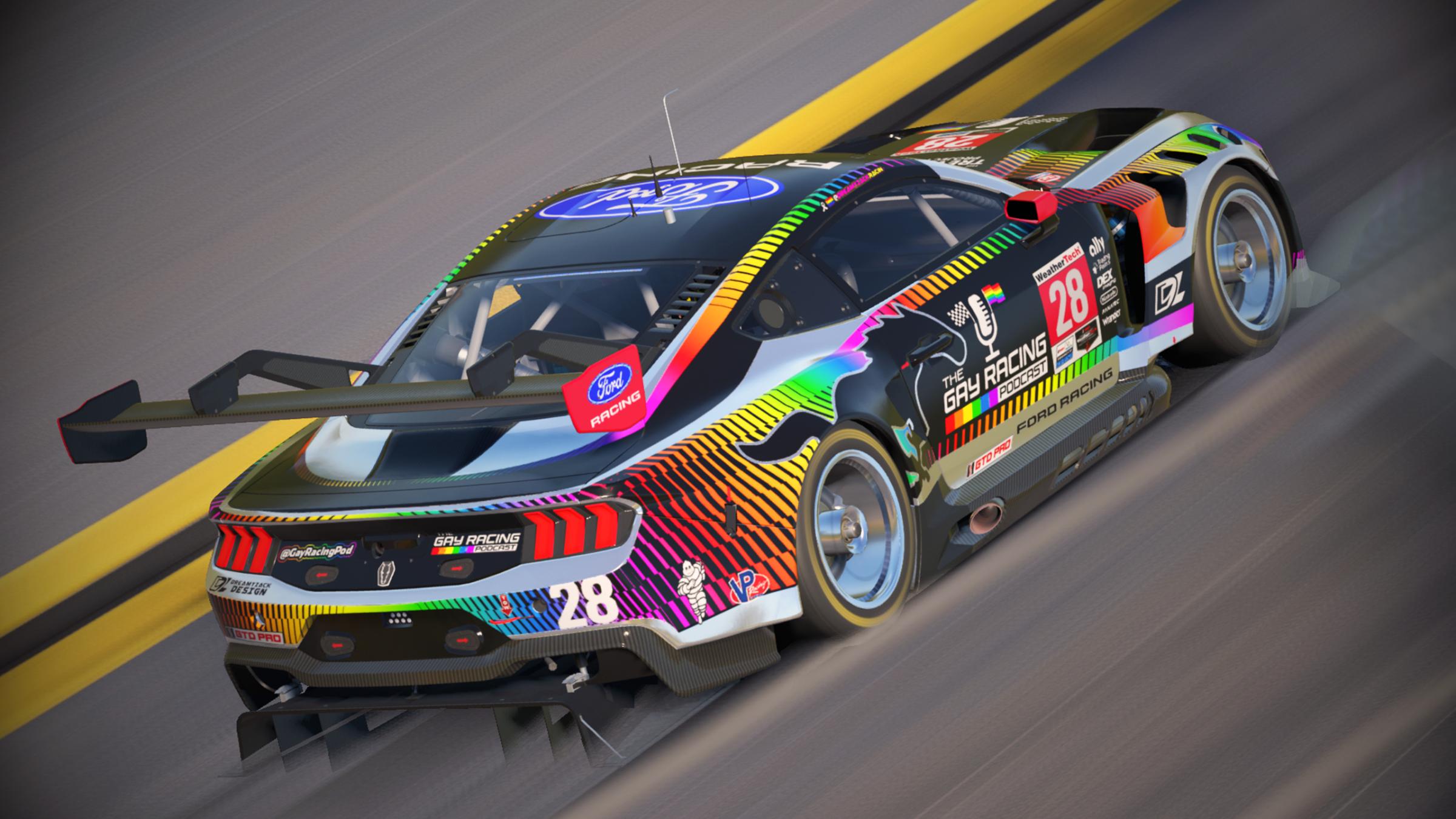 Preview of (GTD Pro) The Gay Racing Podcast "Pride Pony" by Zack Moses