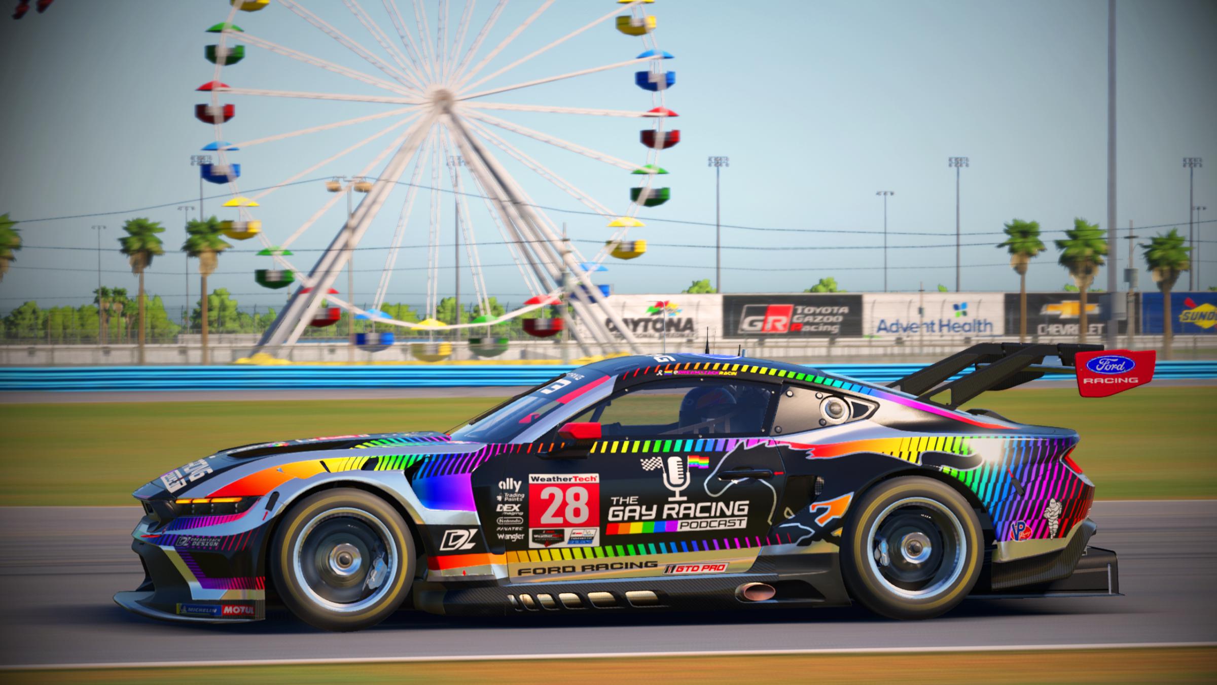Preview of (GTD Pro) The Gay Racing Podcast "Pride Pony" by Zack Moses