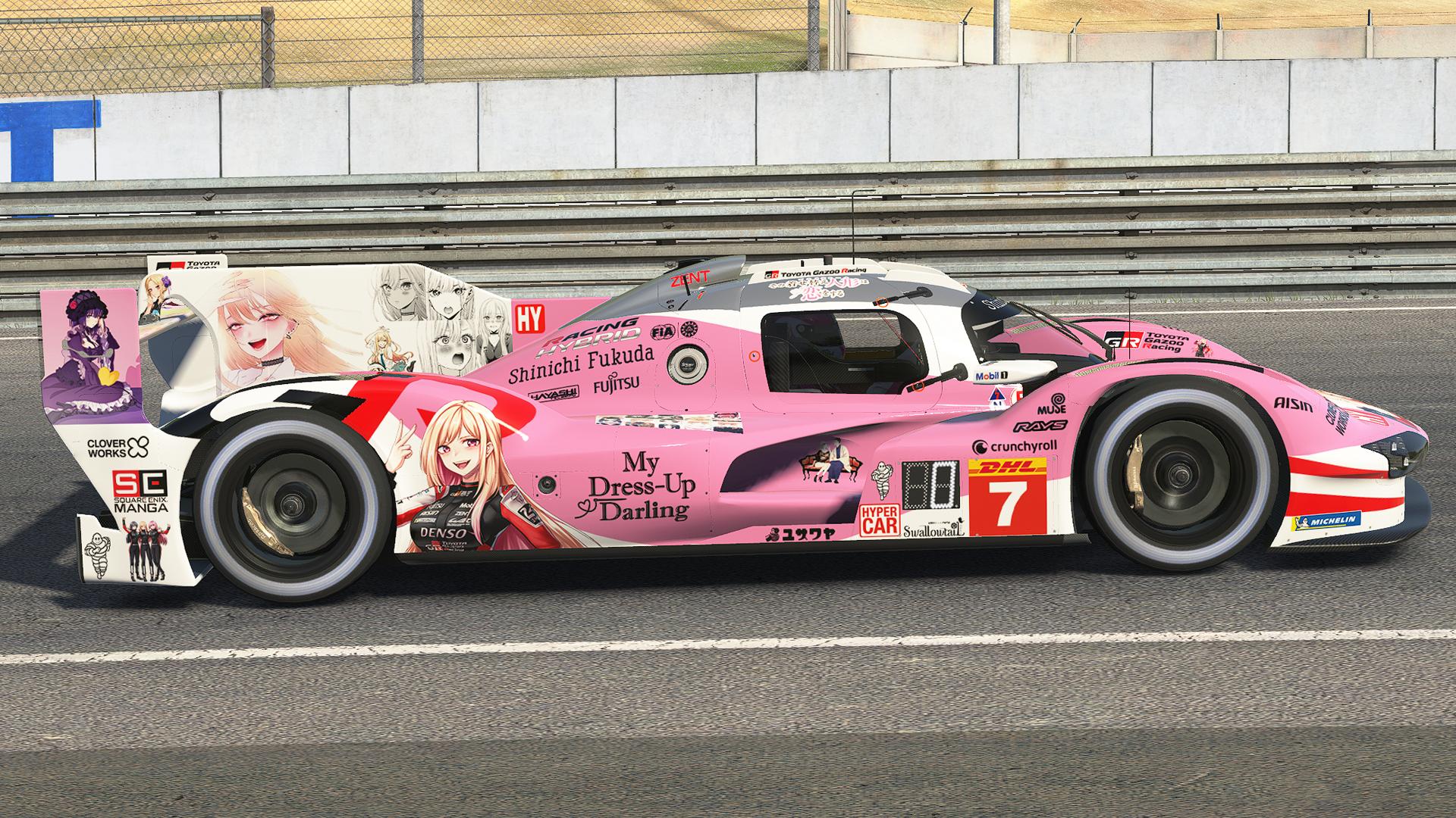 Preview of Marin Kitagawa GR Pink Porsche 963 GTP by Jasper De Jong