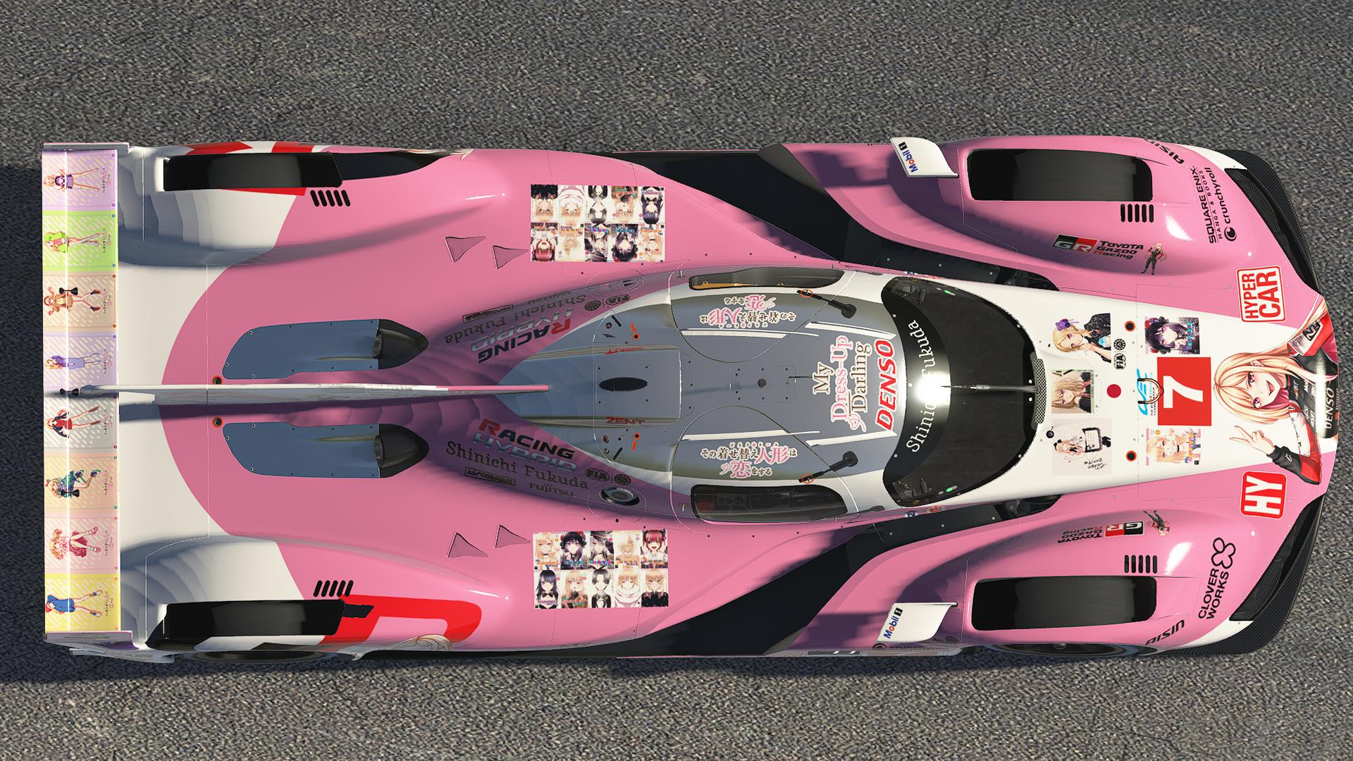 Preview of Marin Kitagawa GR Pink Porsche 963 GTP by Jasper De Jong