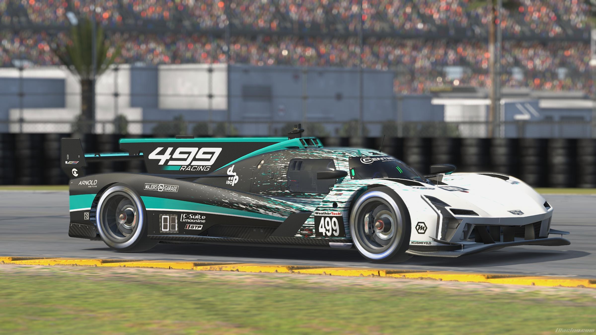 499RACING - Cadillac V-Series.R GTP 4.1 (Cyan) by Nick Eby - Trading Paints