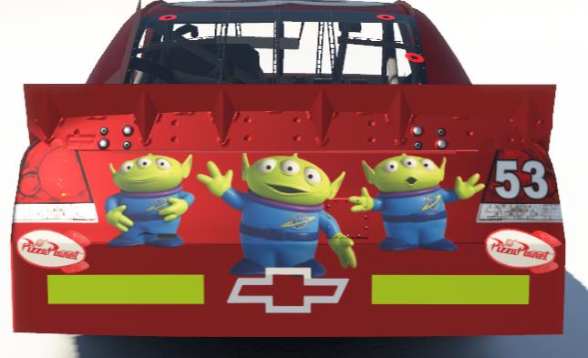 Preview of NASCAR Pizza Planet COT by Nick Russell