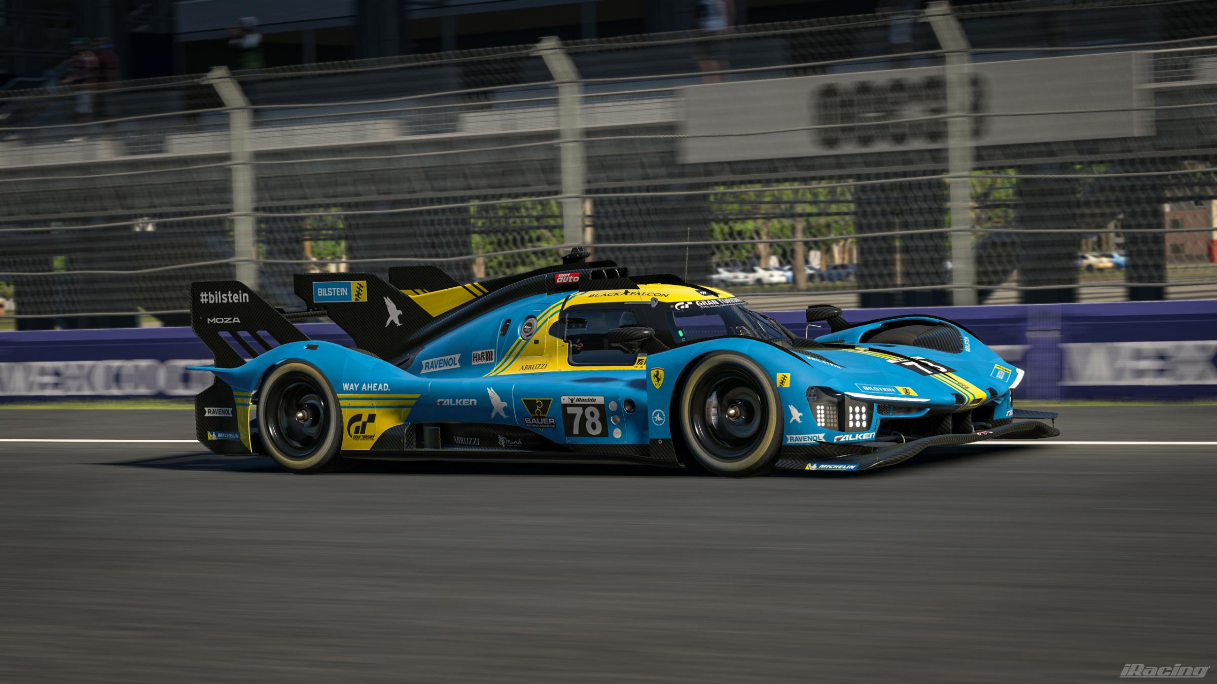 Preview of 2024 Black Falcon Bilstein inspired 499P Livery by Lewis Edwards