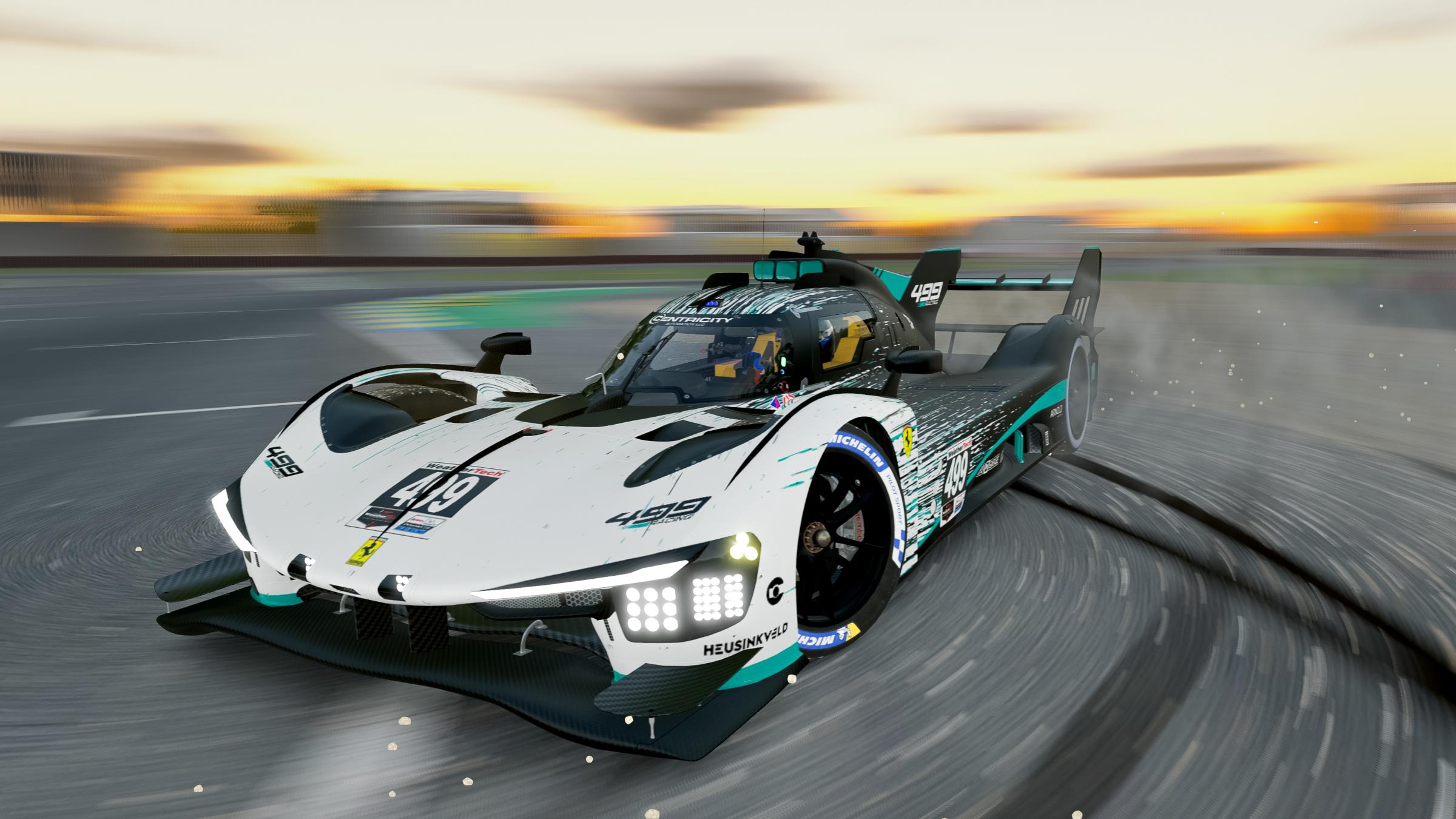 Preview of 499RACING - Ferrari 499P 4.1 (Cyan) by Nick Eby