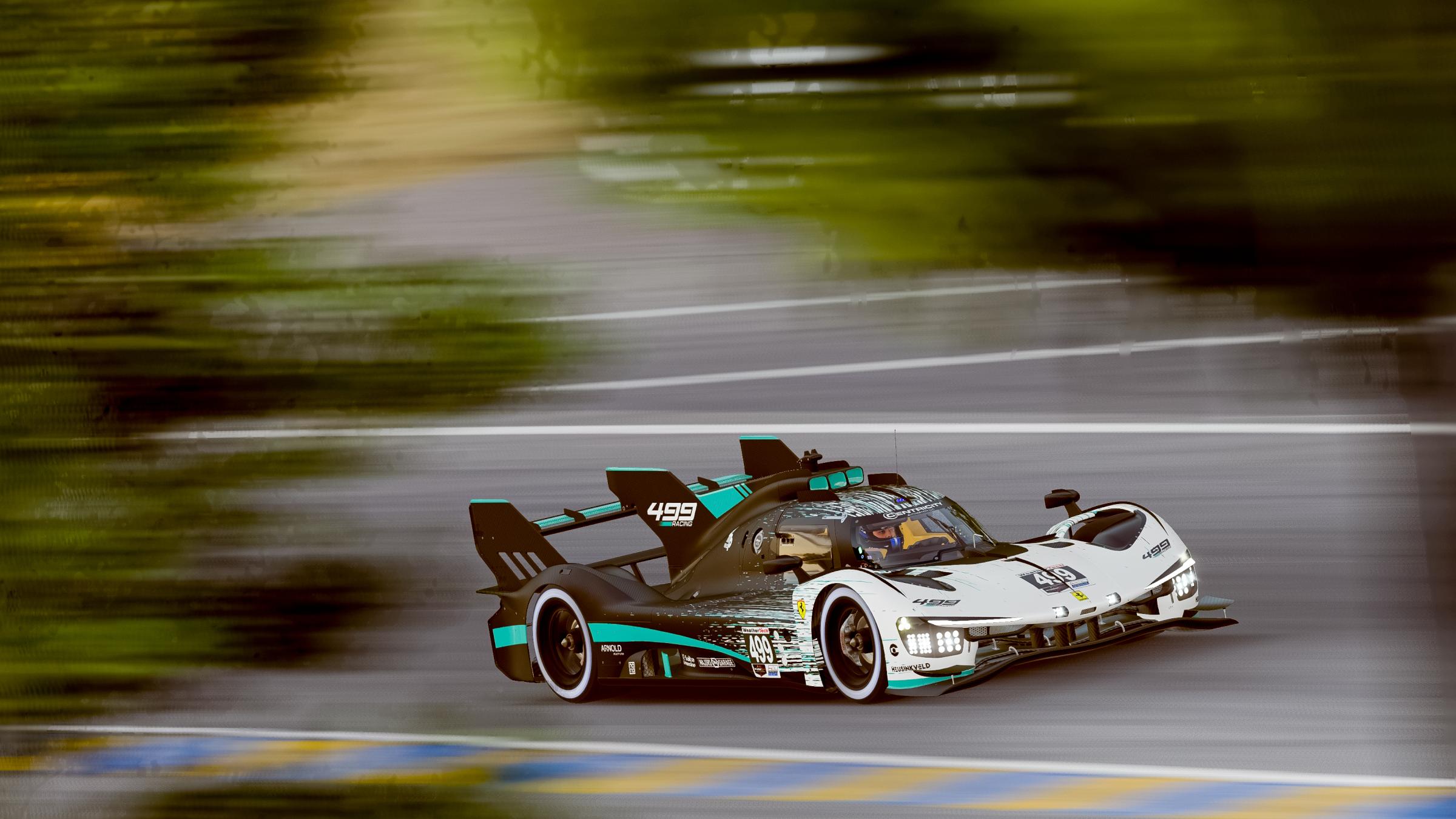 Preview of 499RACING - Ferrari 499P 4.1 (Cyan) by Nick Eby