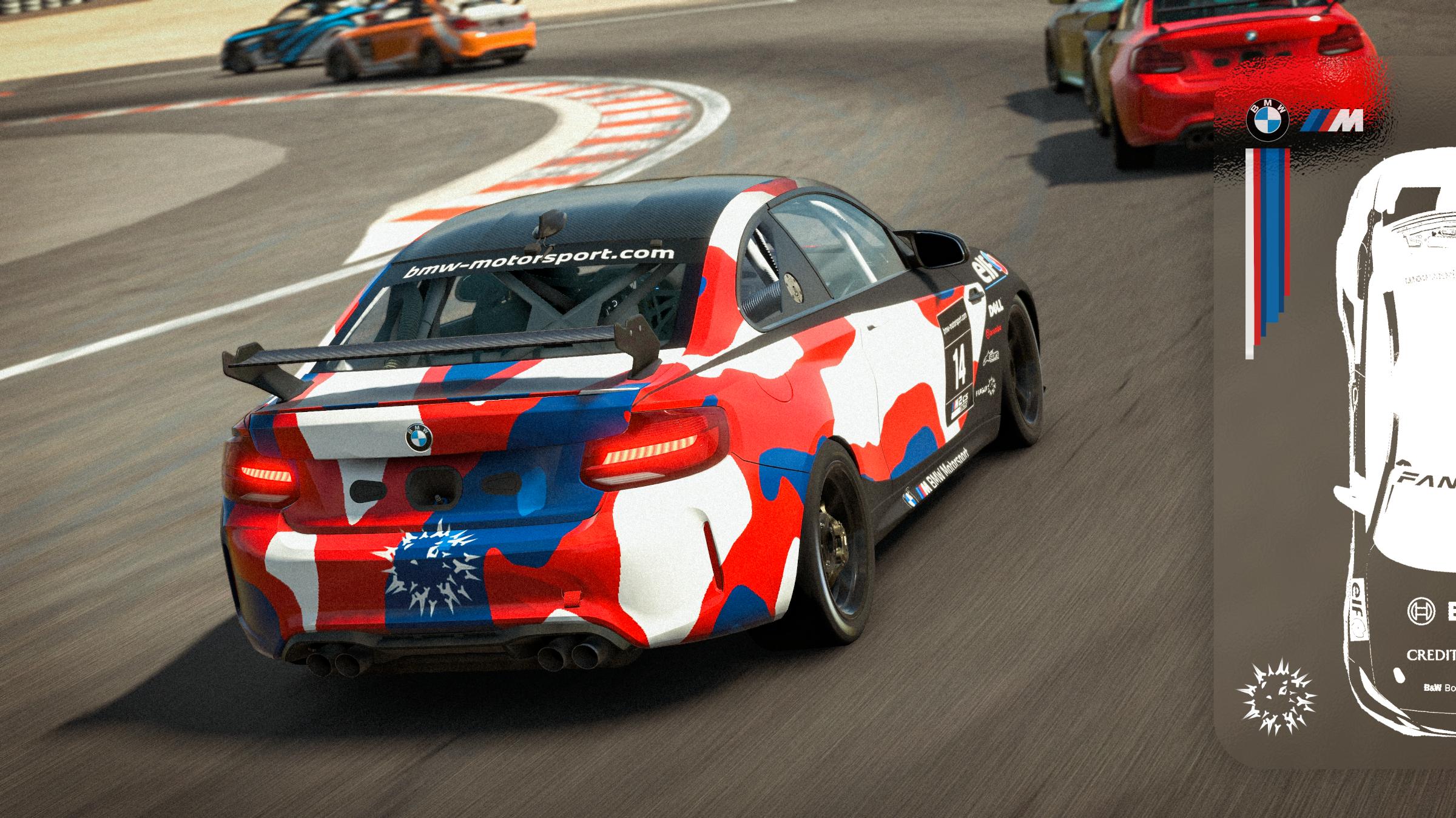 Preview of BMW M2 CS Racing M Color Cloud Pattern - DARK by Joshua S.