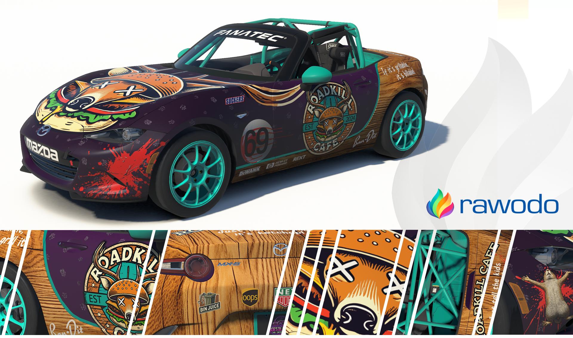 Preview of Roadkill Cafe Promotional (Purple) by Bart Ramakers