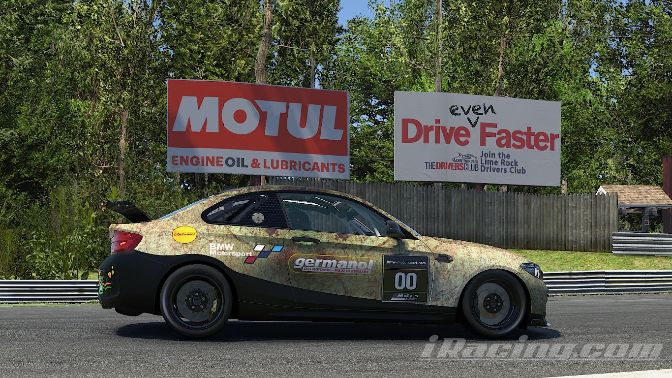 Preview of Germanol Rust Series BMW M2 CS Racing TGA by Charlie Hamilton Jr