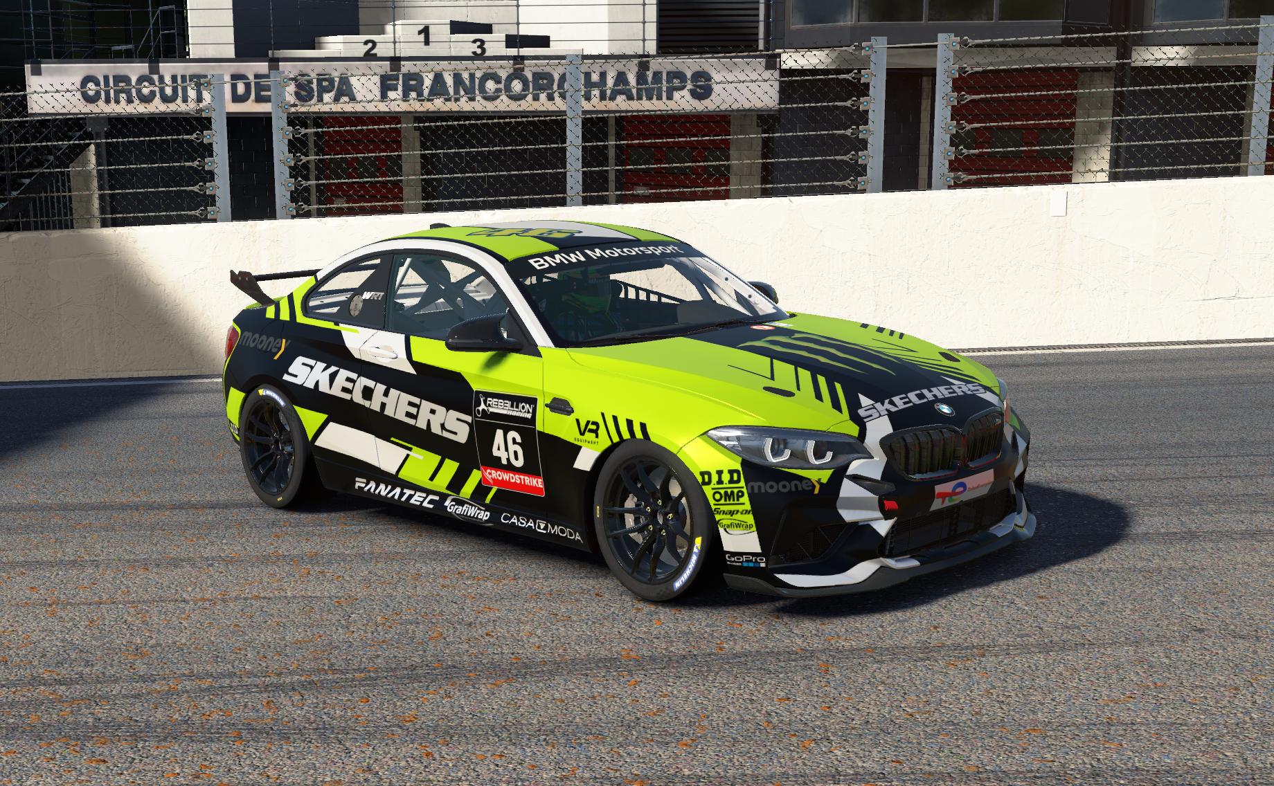 Preview of Monster VR46 Team WRT - Spa 24h 2022 Audi R8 LMS Evo II by Benjamin Singer
