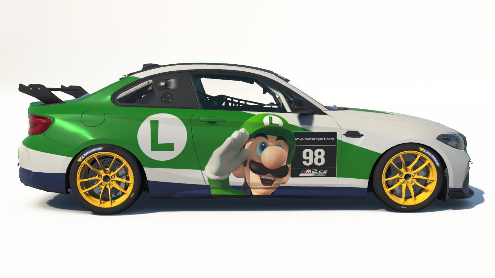 Preview of "Its a me, Luigi!" BMW M2 CS Racing by Carson C.