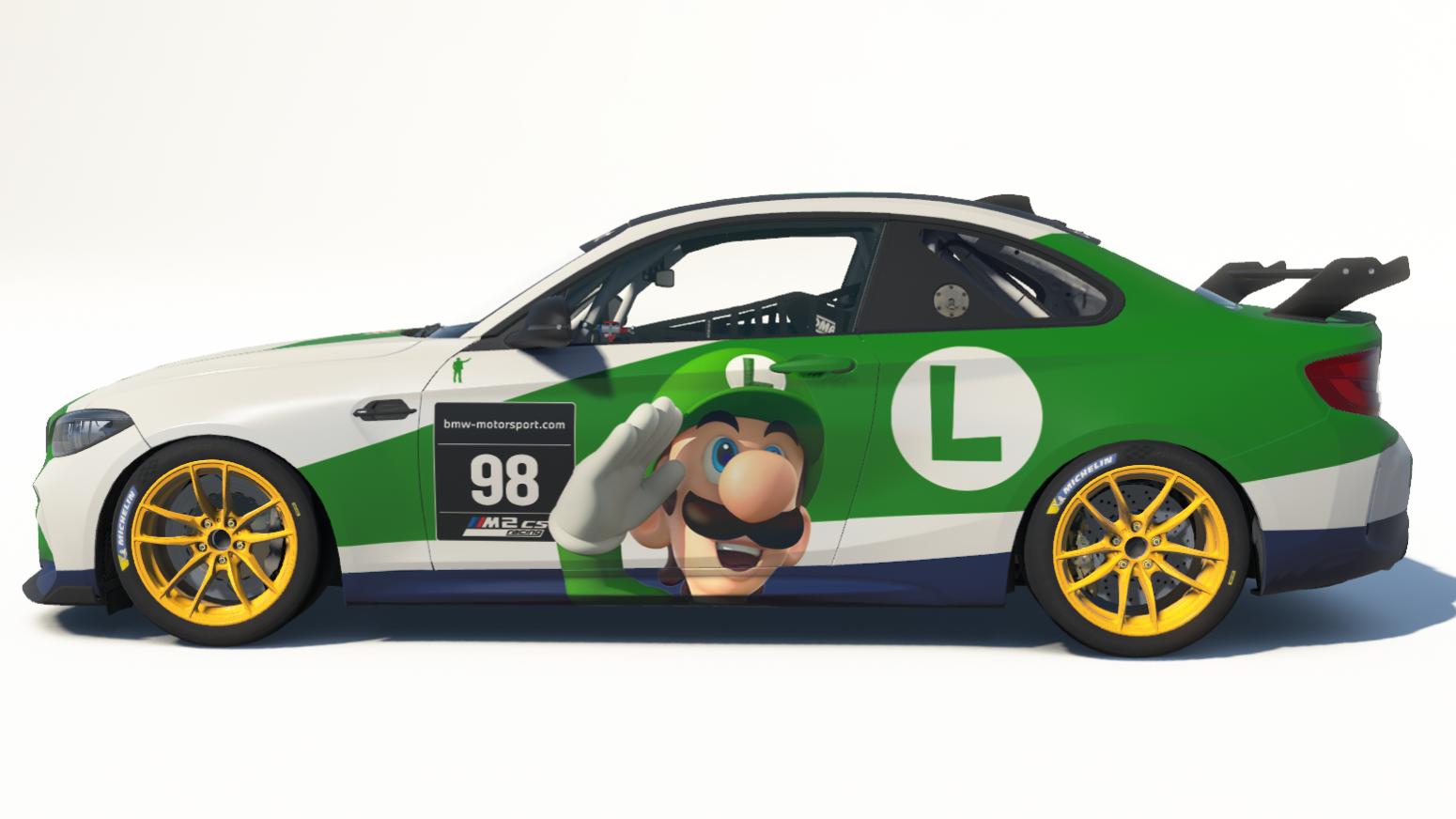 Preview of "Its a me, Luigi!" BMW M2 CS Racing by Carson C.