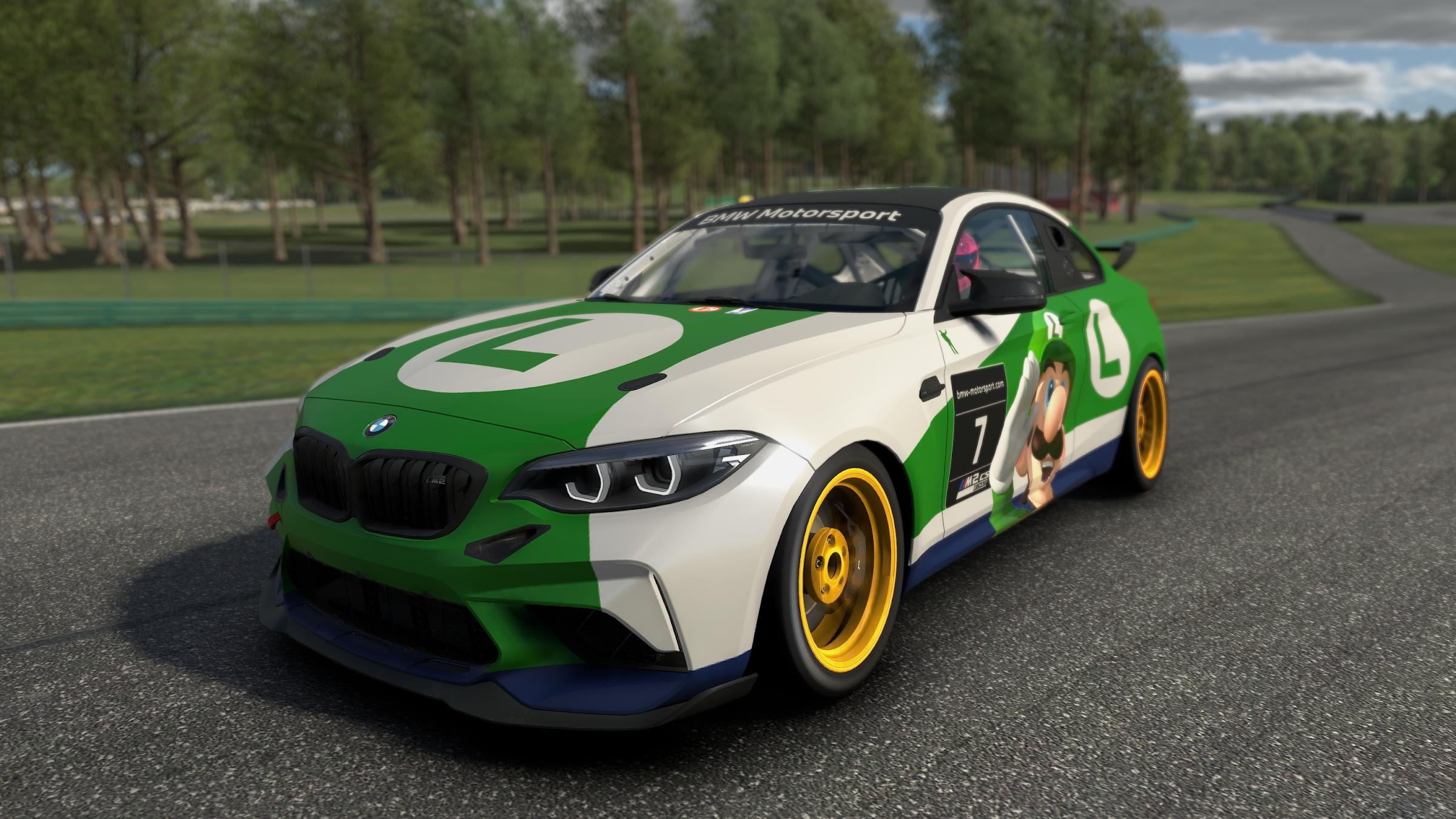 Preview of "Its a me, Luigi!" BMW M2 CS Racing by Carson C.