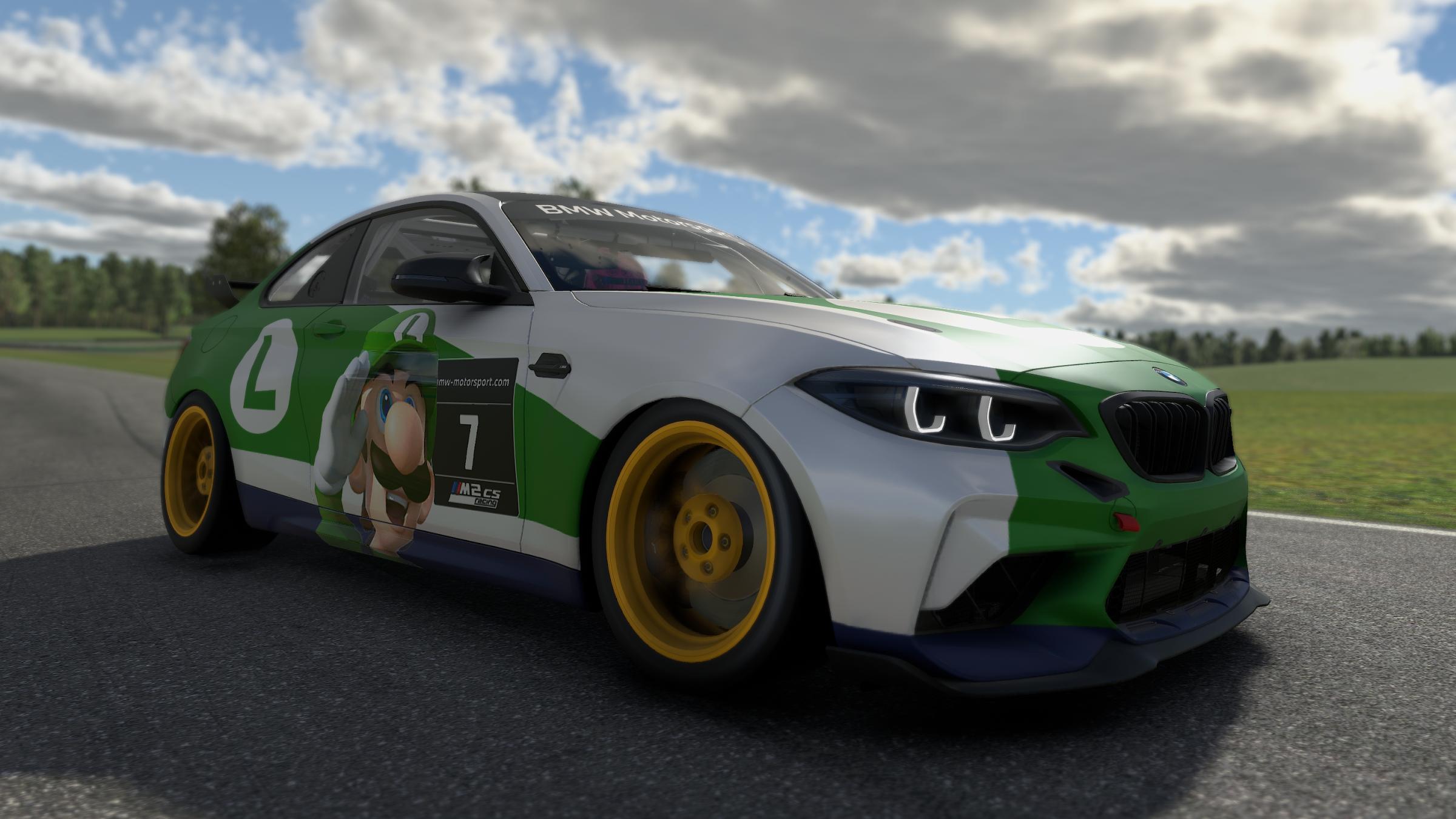 Preview of "Its a me, Luigi!" BMW M2 CS Racing by Carson C.