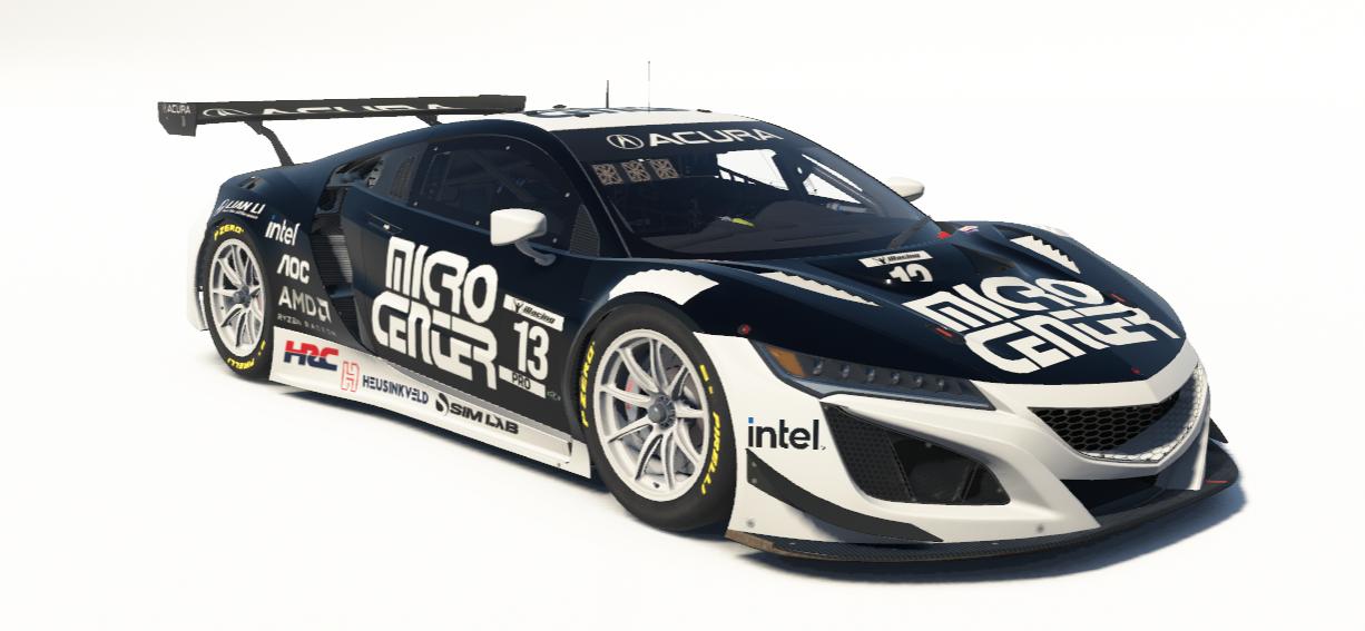Preview of Micro Center Sim Racing Acura NSX GT3 by Emily Love