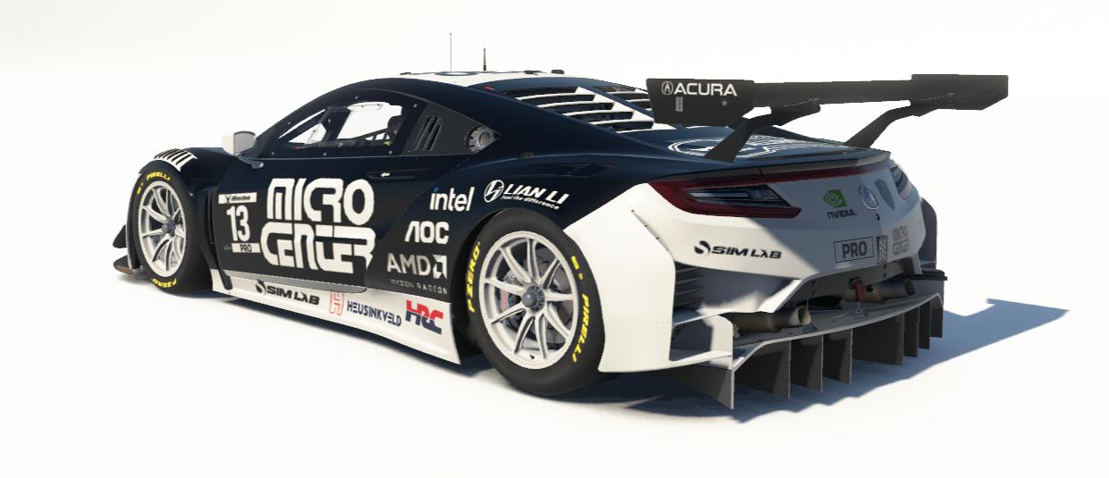 Preview of Micro Center Sim Racing Acura NSX GT3 by Emily Love