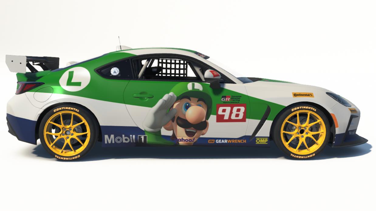 Preview of "Its a me, Luigi!" Toyota GR86 by Carson C.