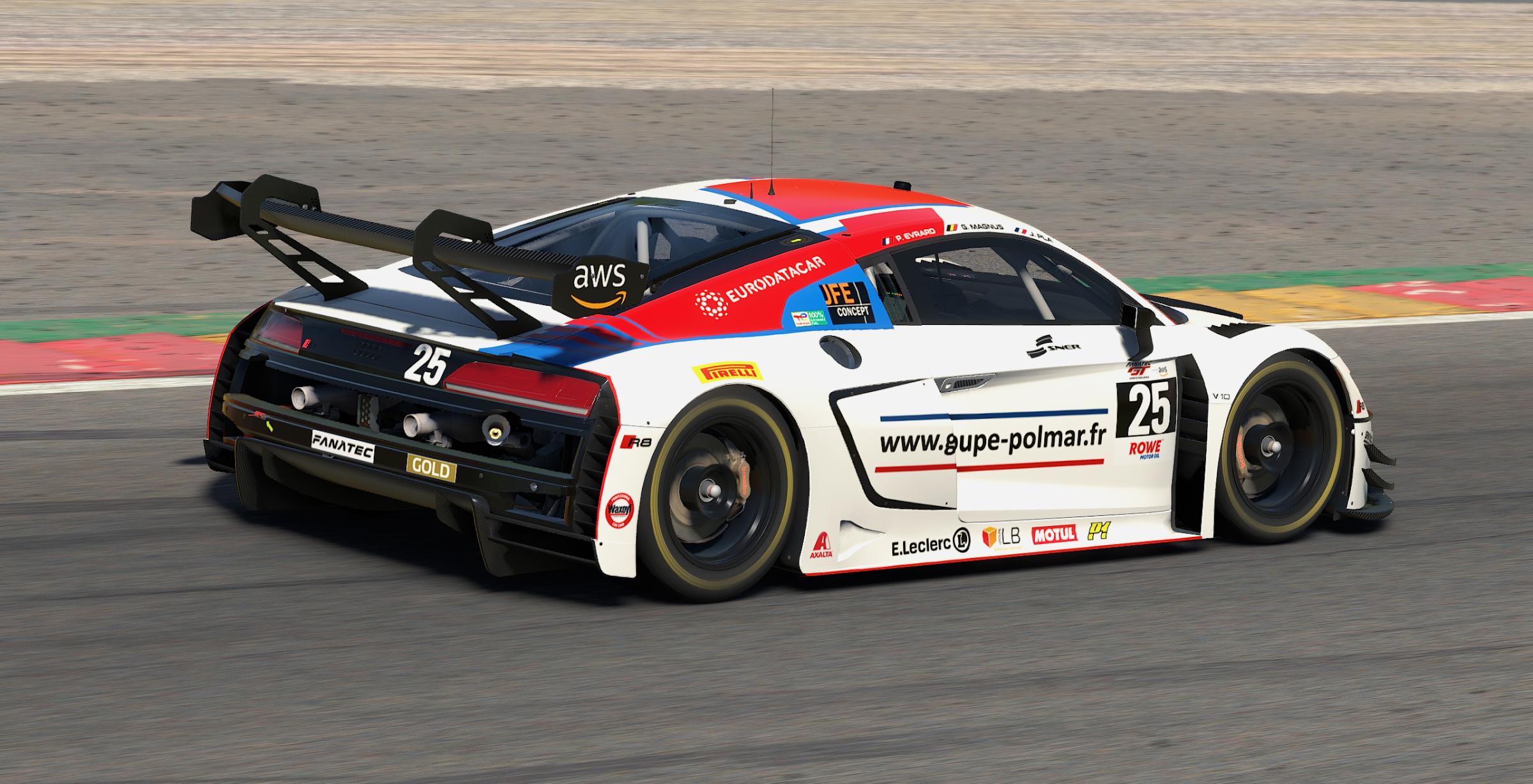 Saintéloc Racing 2024 GTWCE #25 Sim Stamped by Brendan Langlois ...