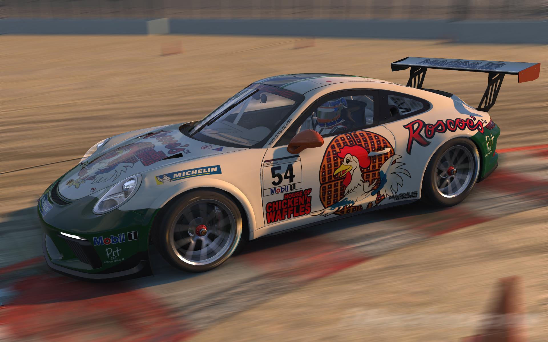 Preview of Magnus Racing and Roscoes Chicken and Waffles 911 Cup by David ter Stal