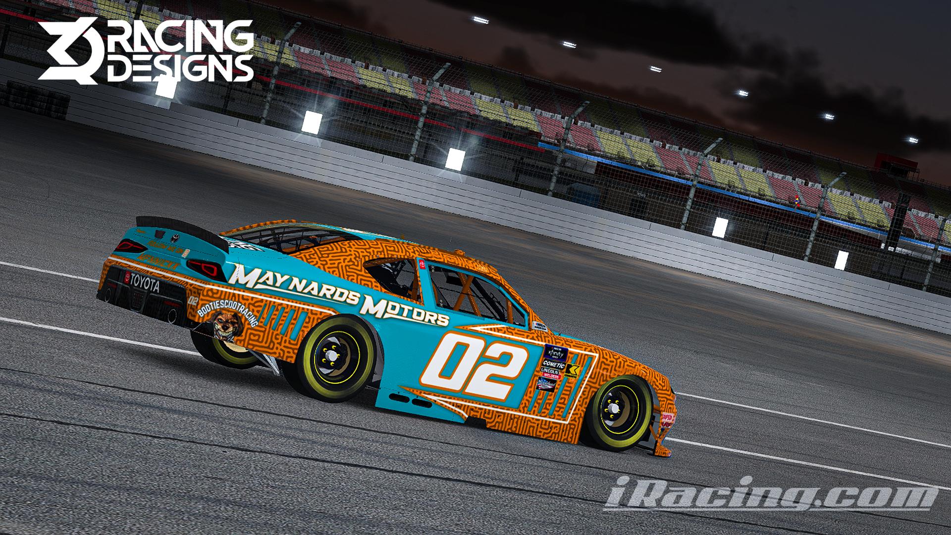 Preview of Nicholas Maynard #02 Maynards Motors XFINITY Toyota Supra - Color Variant 2 by Johnathan Smith3