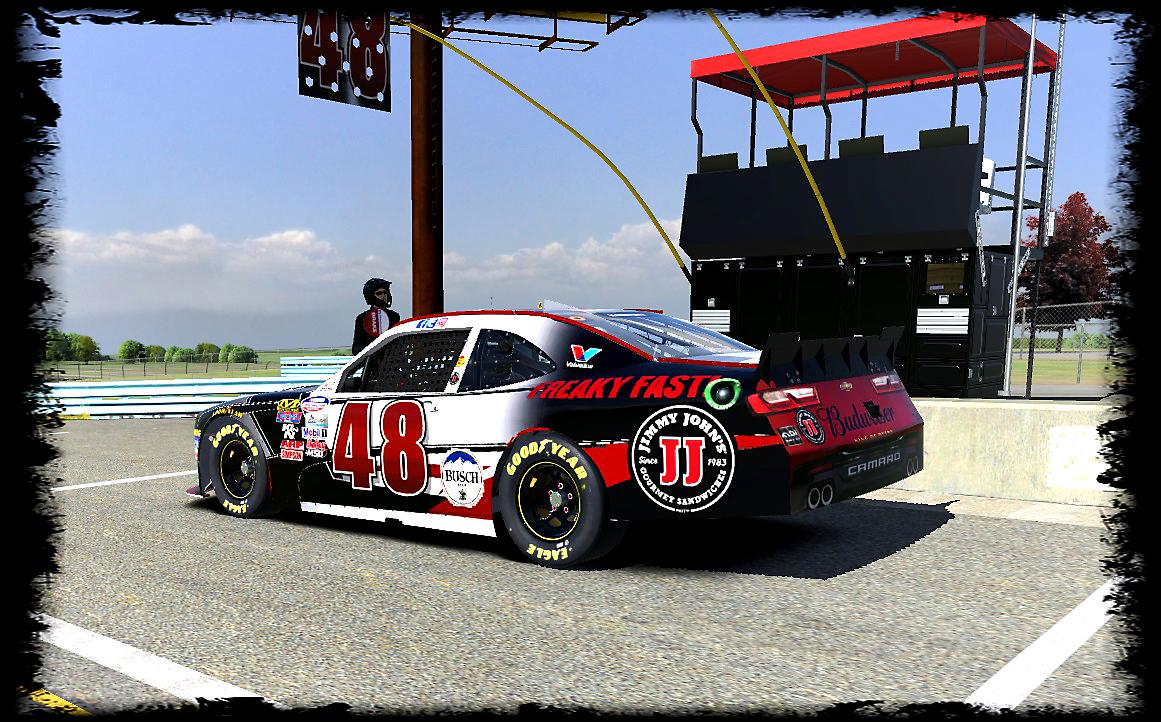 Preview of Jimmy Johns Xfinity Chevy Camaro Custom Paint Scheme by Jose M.