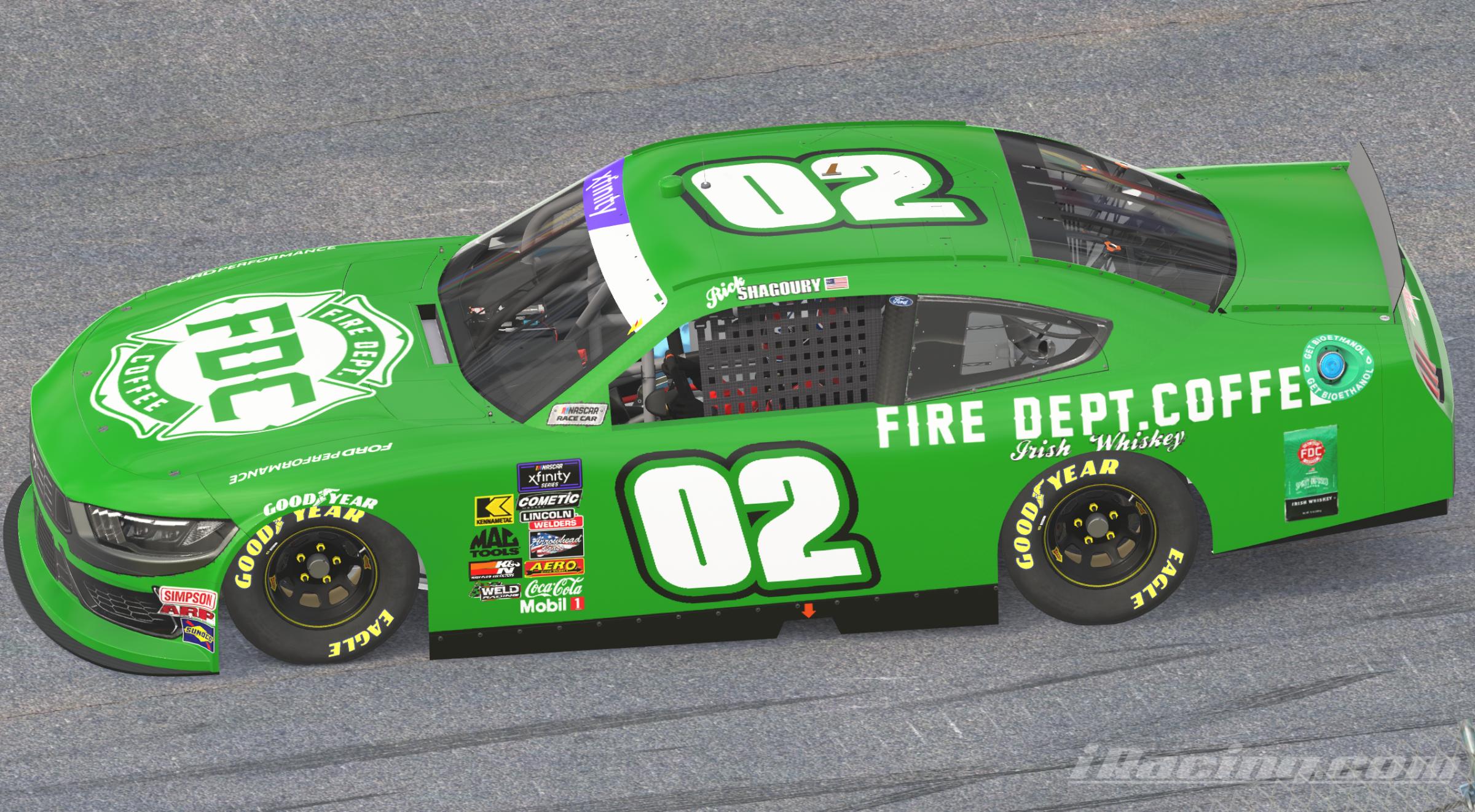 Preview of UPDATED Fire Dept. Coffee Xfinity Car  BCM League by Rick S.