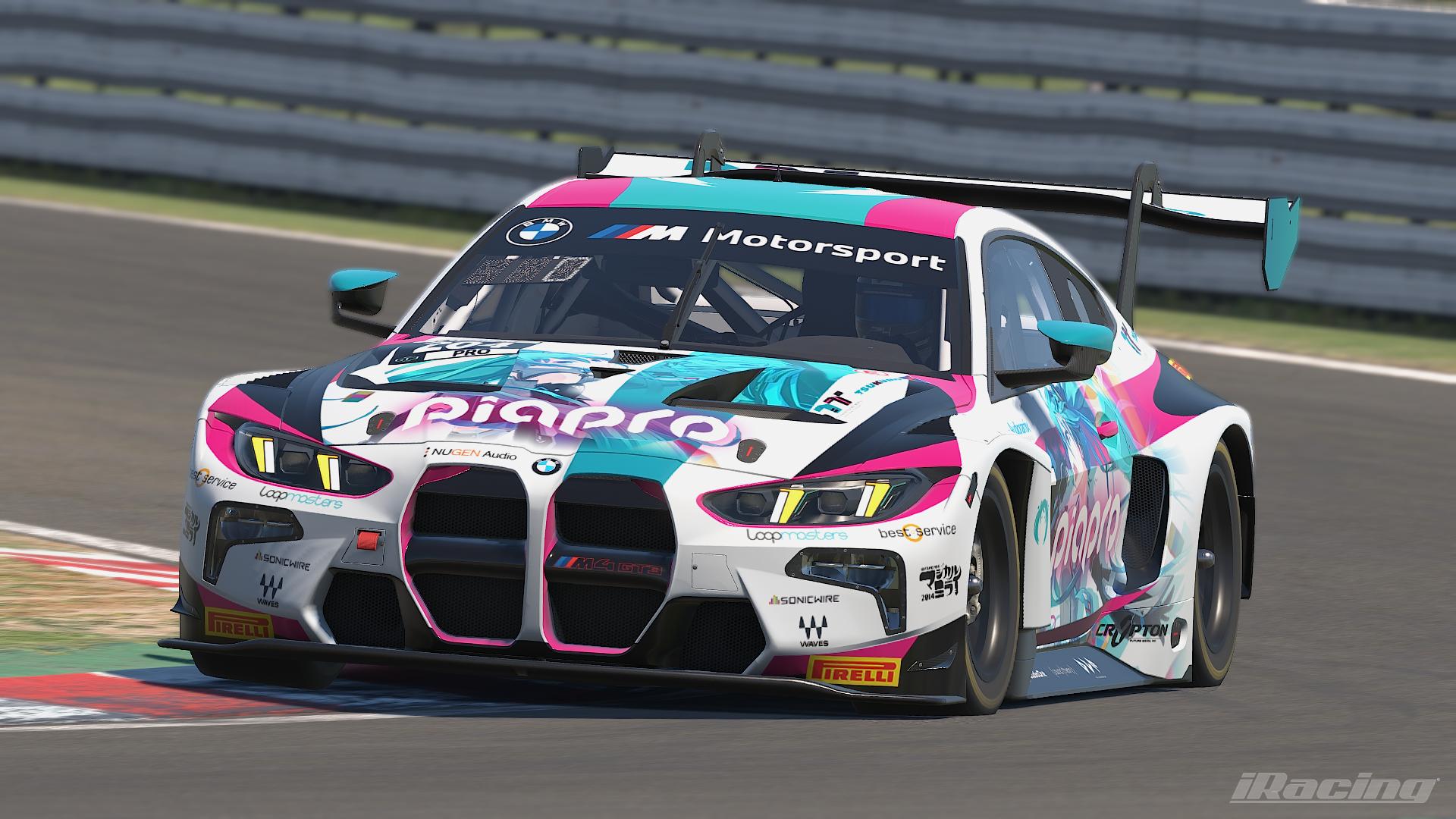 Preview of Magical MIRAI Hatsune Miku M4 GT3 EVO by Yusuke Nodake