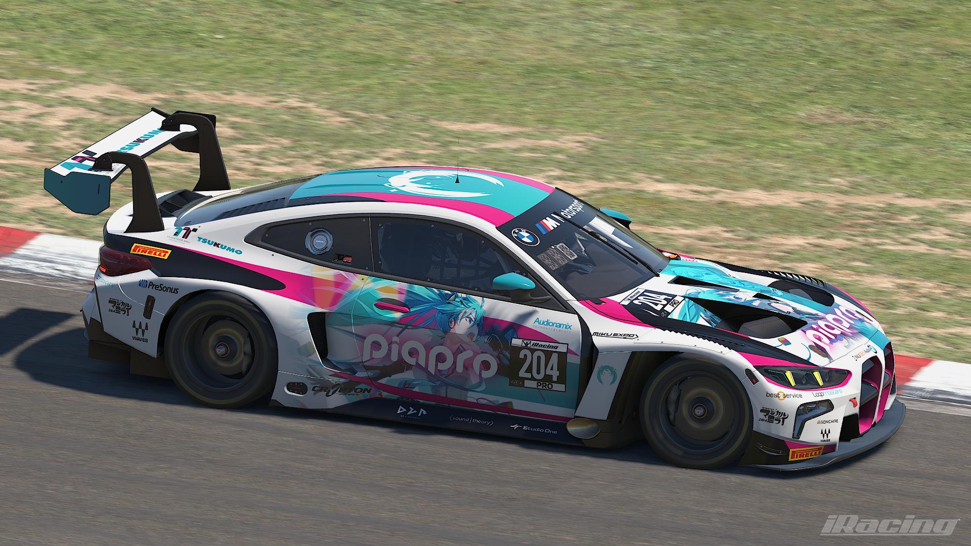 Preview of Magical MIRAI Hatsune Miku M4 GT3 EVO by Yusuke Nodake