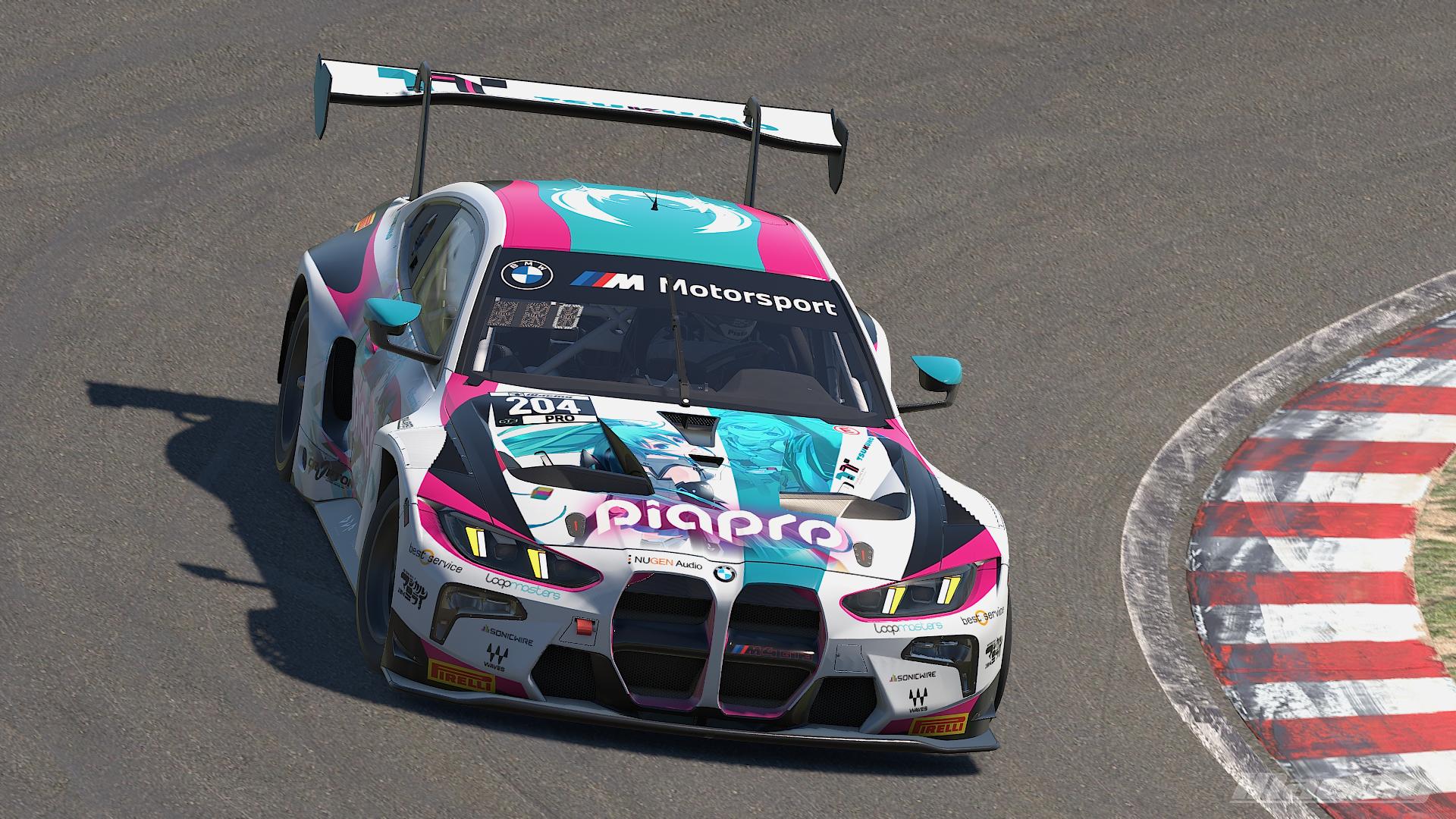Preview of Magical MIRAI Hatsune Miku M4 GT3 EVO by Yusuke Nodake