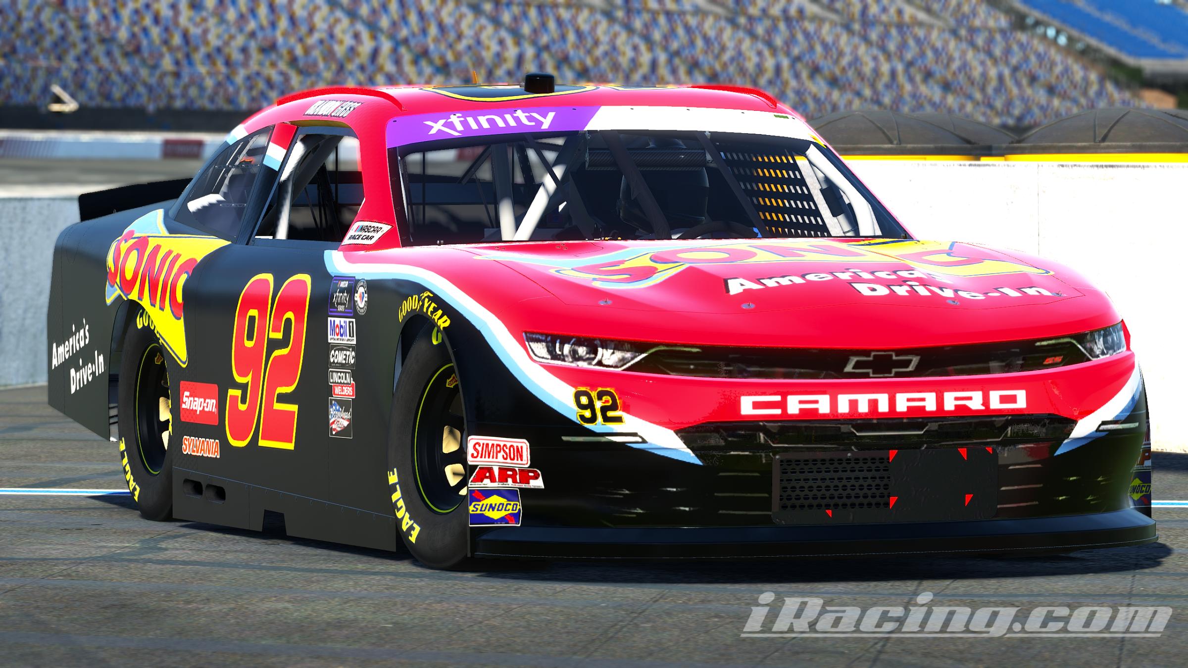 Preview of Personalized "Sonic" Kevin Harvick Throwback by Brandon G.