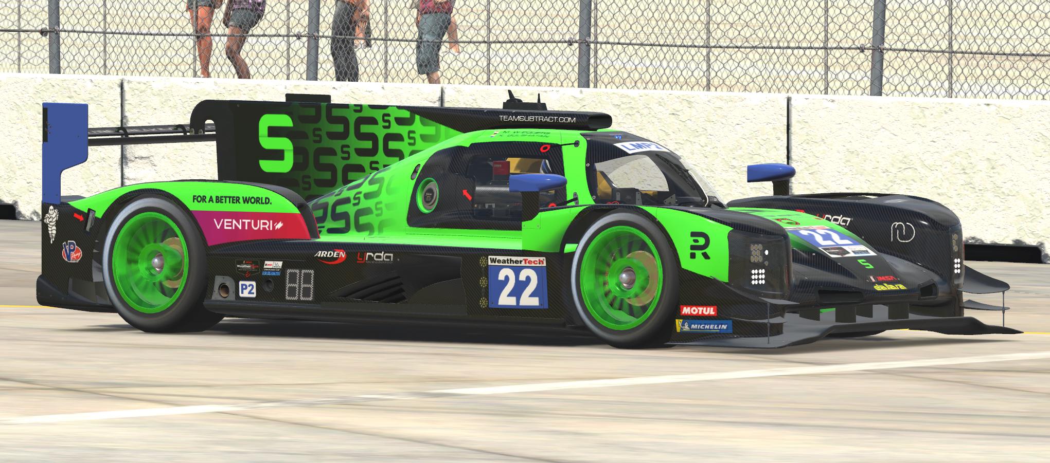 Preview of Team Subtract - LMP2 2025 Livery by Milad Wieggers