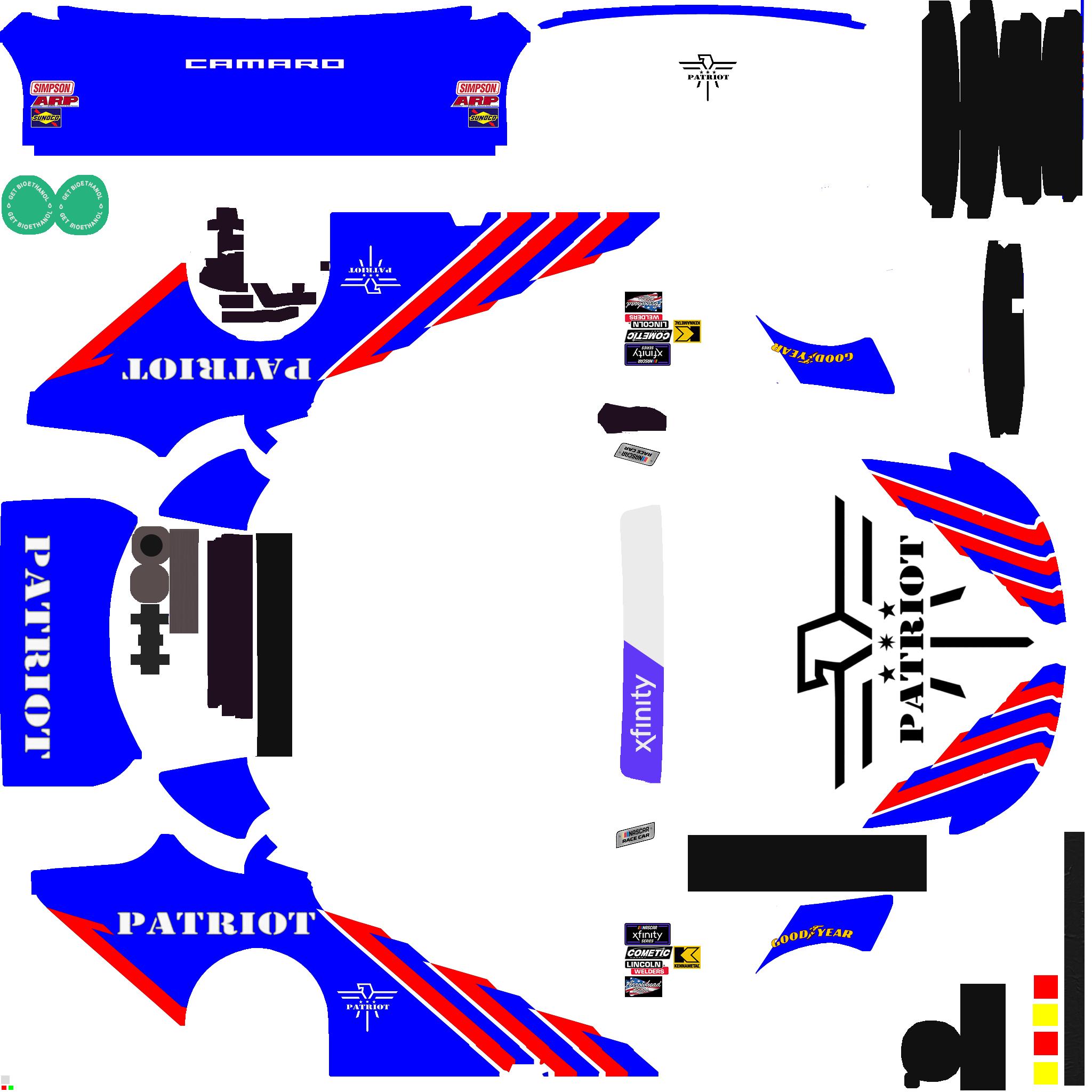 Preview of BRM 2025 patriot brand apparel nxs chevy by John Brassard