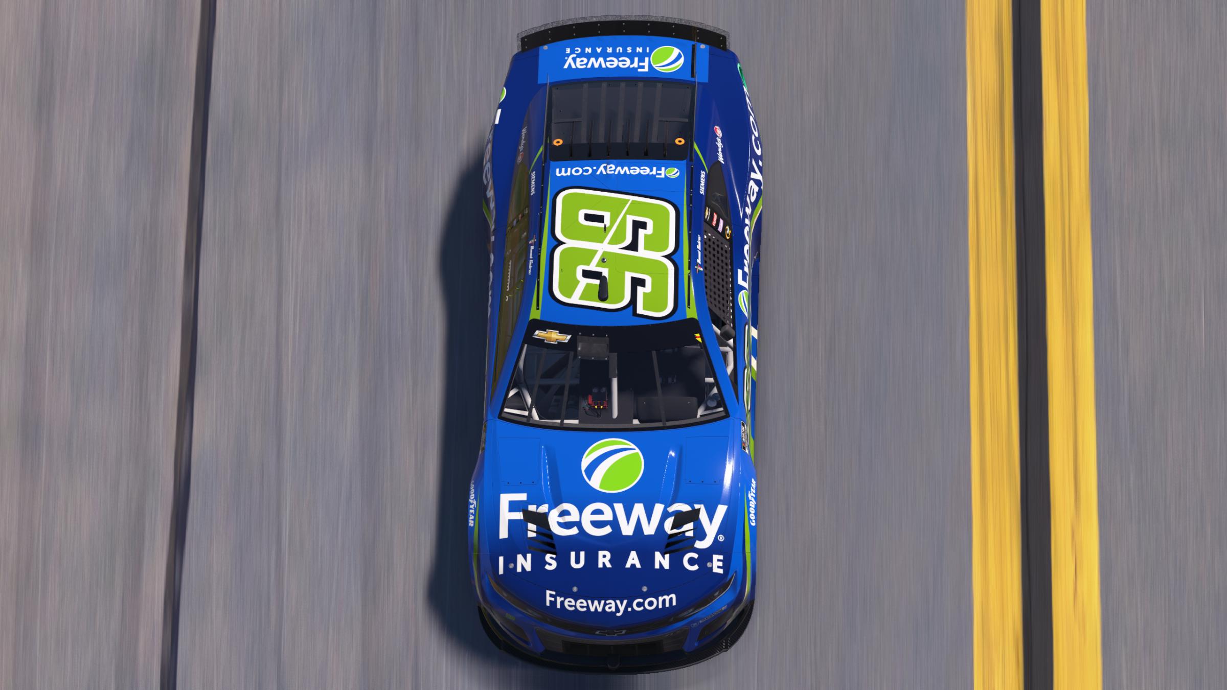 Preview of Daniel Suarez Trackhouse Racing Freeway Insurance by Mick J.