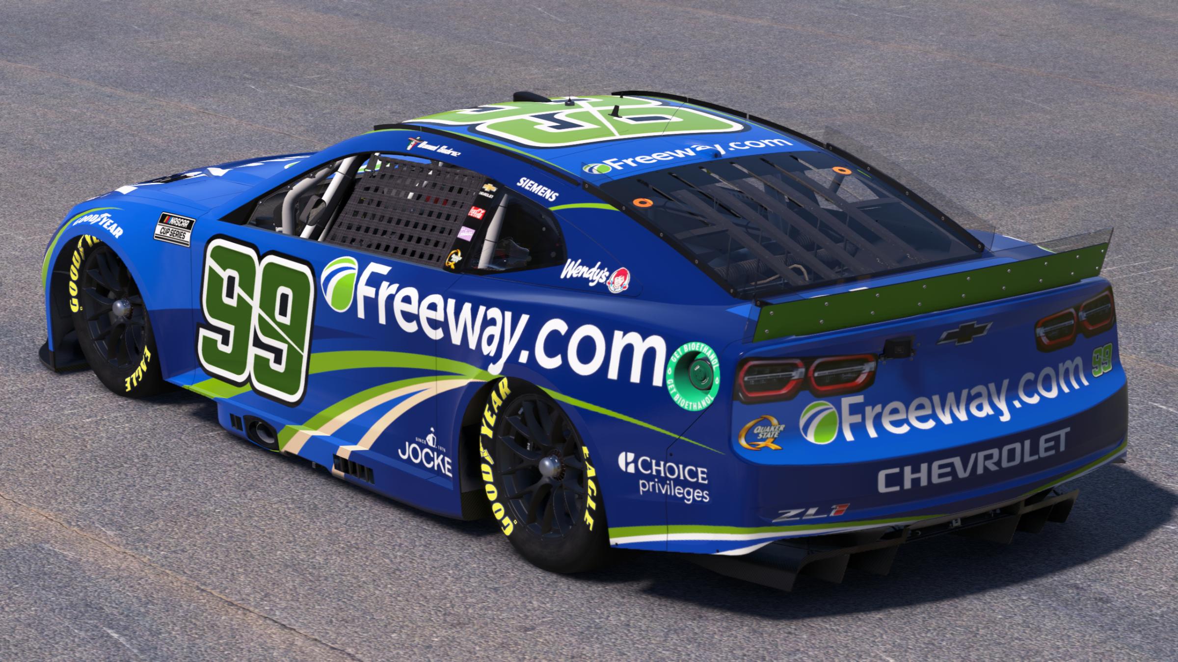 Preview of Daniel Suarez Trackhouse Racing Freeway Insurance by Mick J.