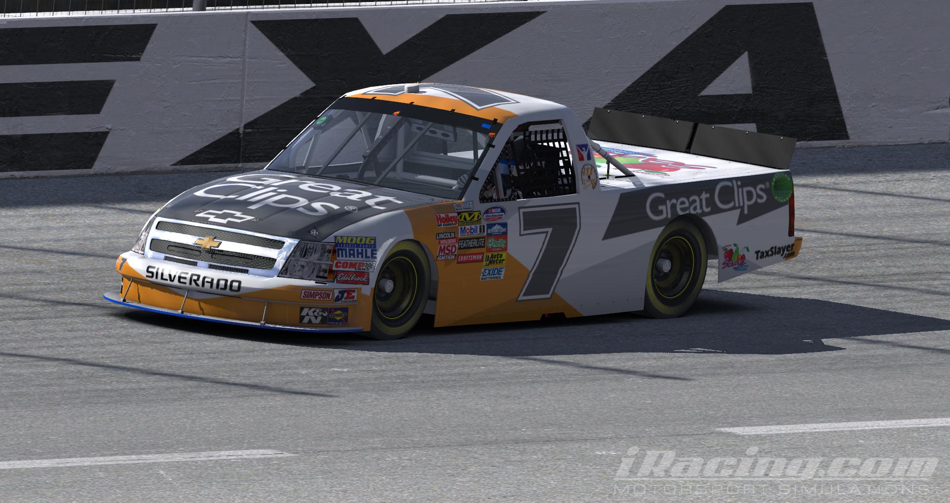 Great Clips Racing Great Clips Silverado by Christopher Kurdziel - Trading Paints