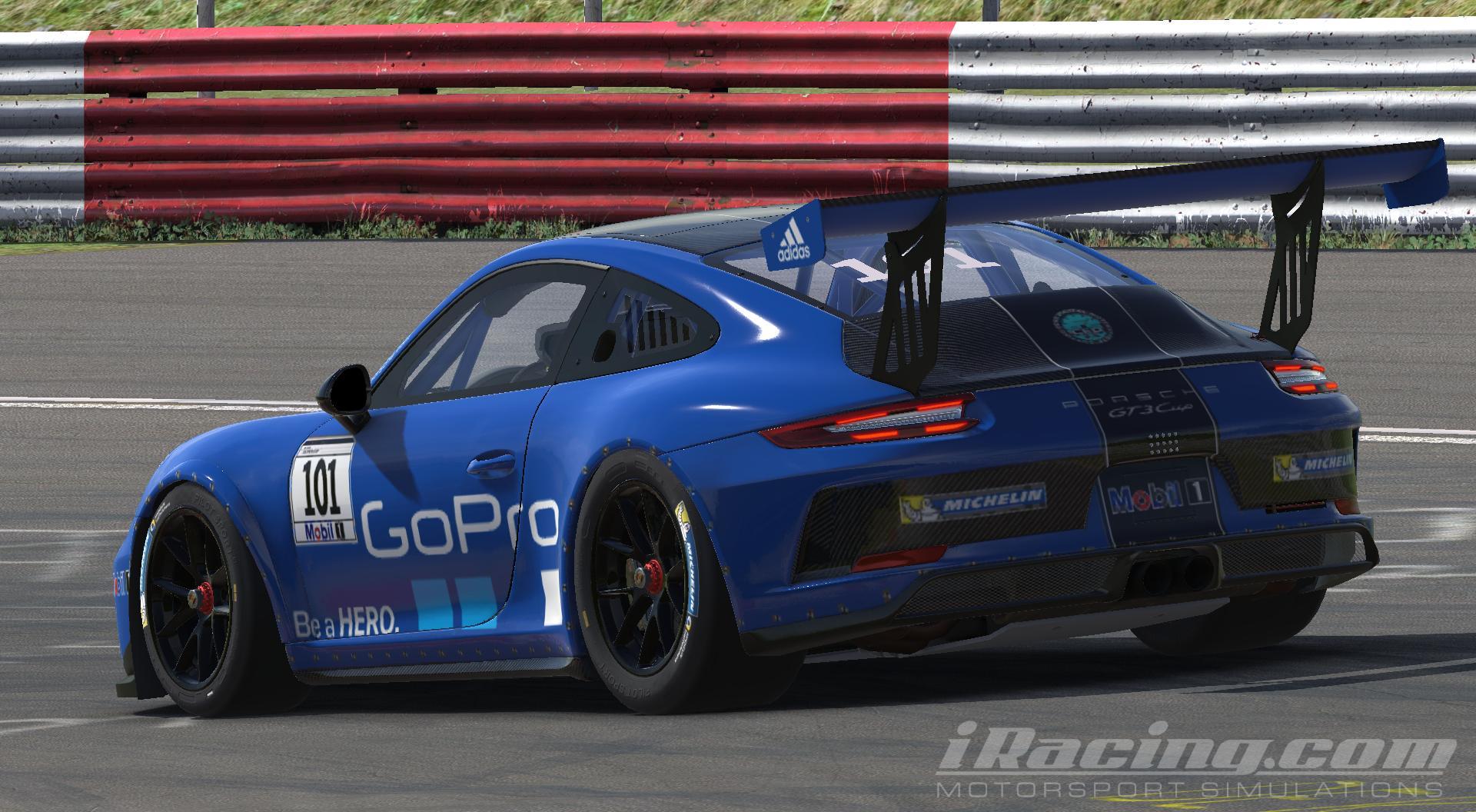 Preview of GoPro blue & carbon (fictional)  by Marshall W.