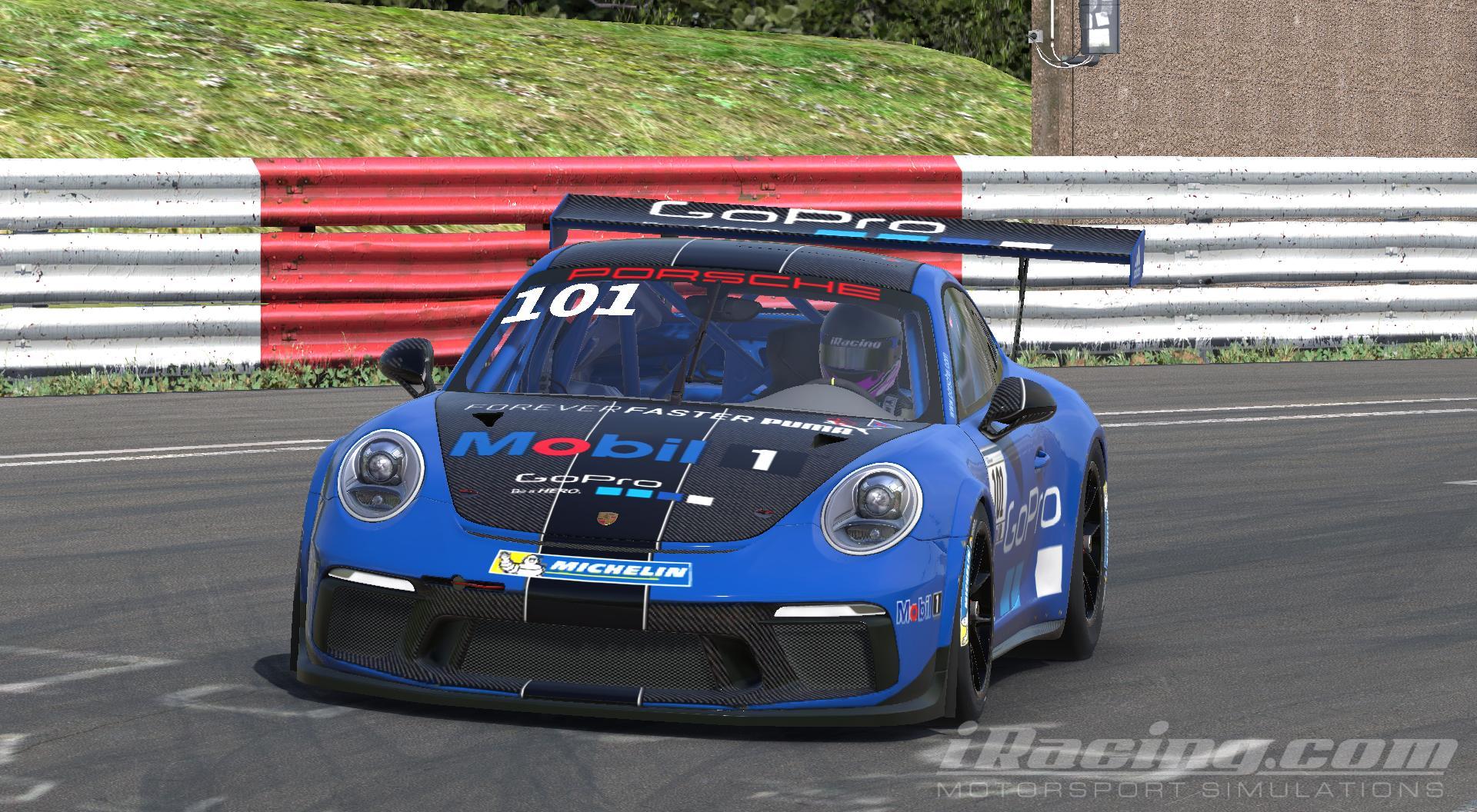 Preview of GoPro blue & carbon (fictional)  by Marshall W.