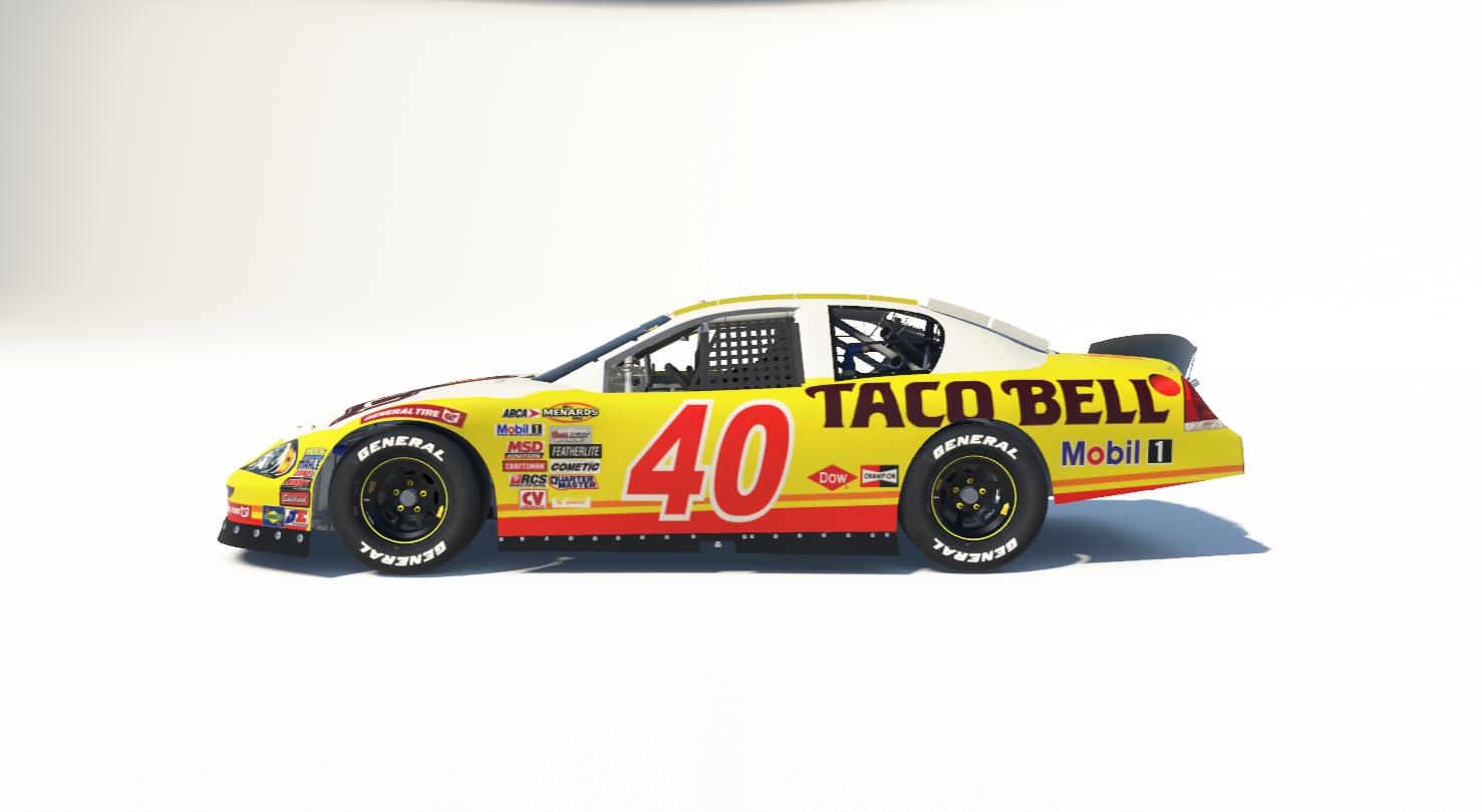Preview of Taco Bell Retro ARCA Menards Chevrolet Impala by Ronald Lawson2