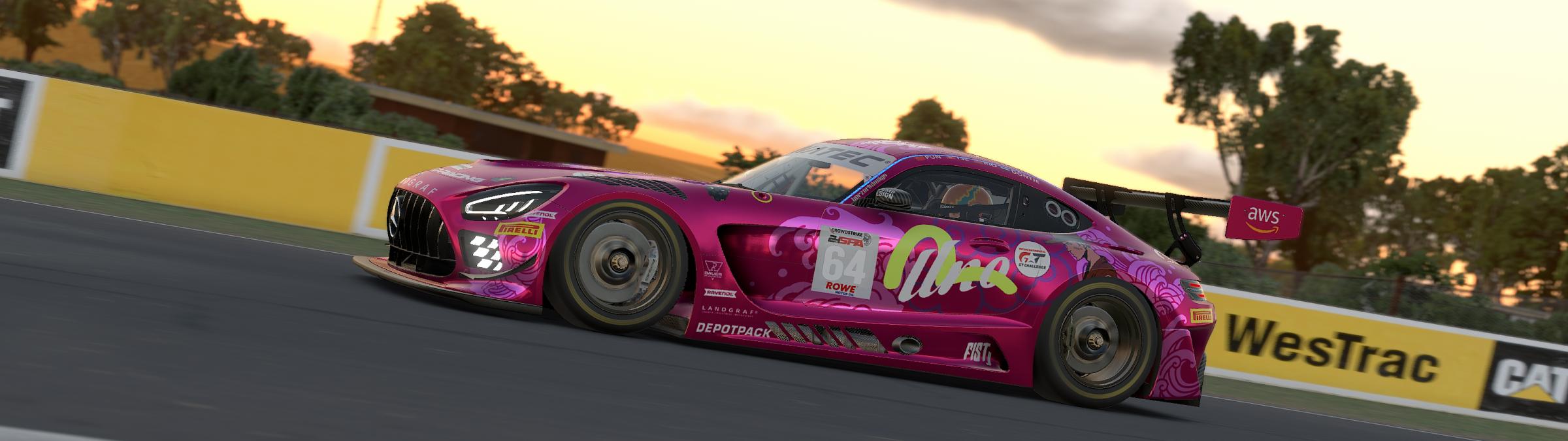Option D Racing Uno Racing 24H 2024 #16 AMG GT3 by D K M. - Trading Paints