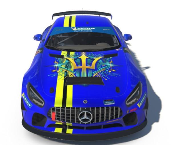 Preview of Barefoot Racing Blue Merc by Ian Worrell