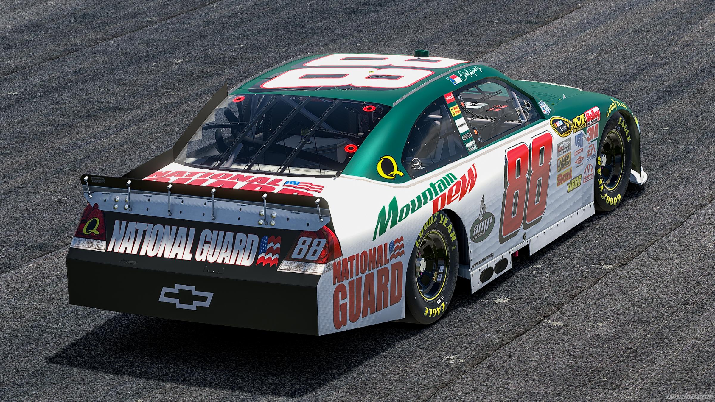 Preview of 2008 Dale Earnhardt Jr #88 Amp Energy Chevrolet (Custom Number) by Jonathan Palmieri